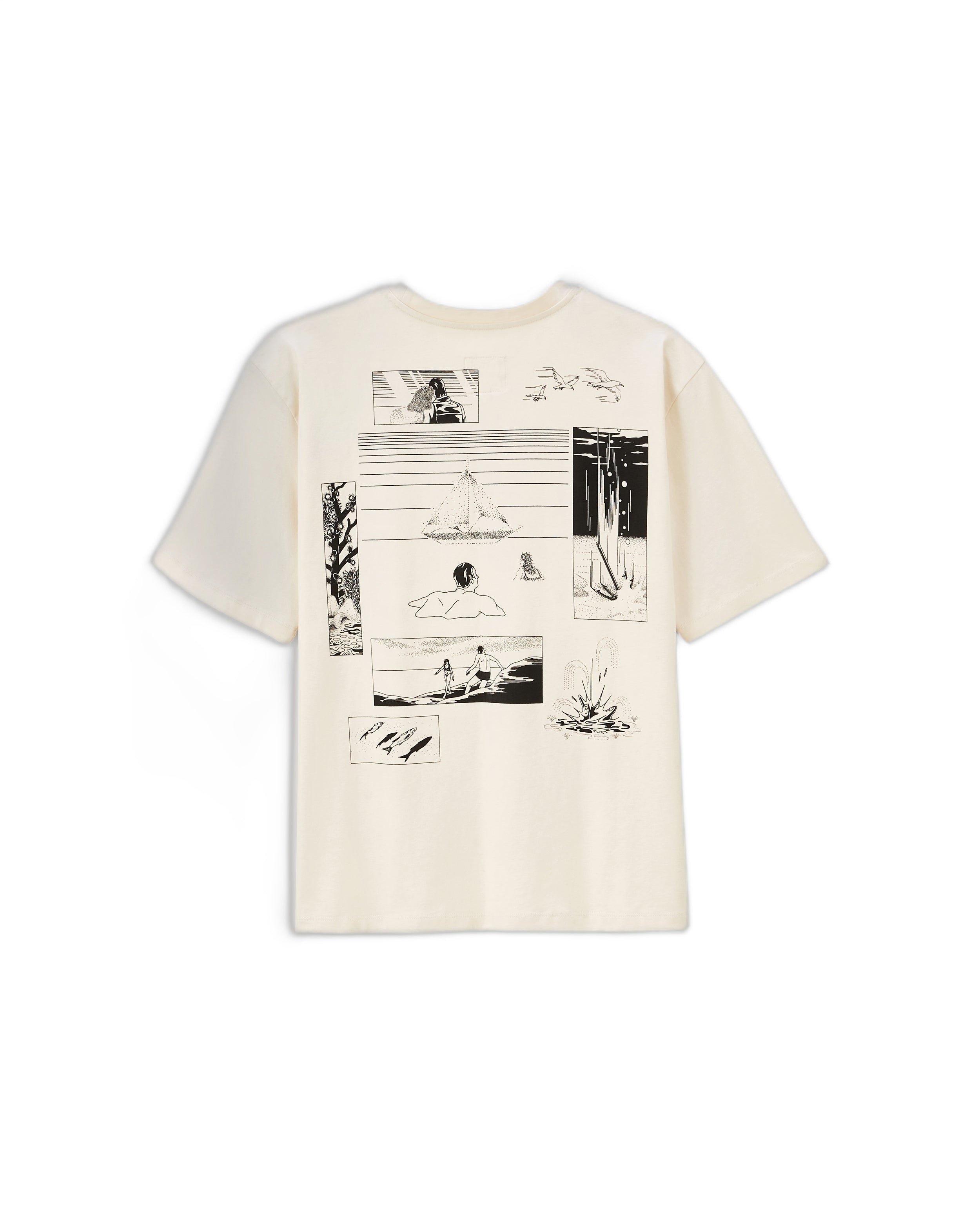 Oversized T-shirt YORK MERCERON Noyoco Beige