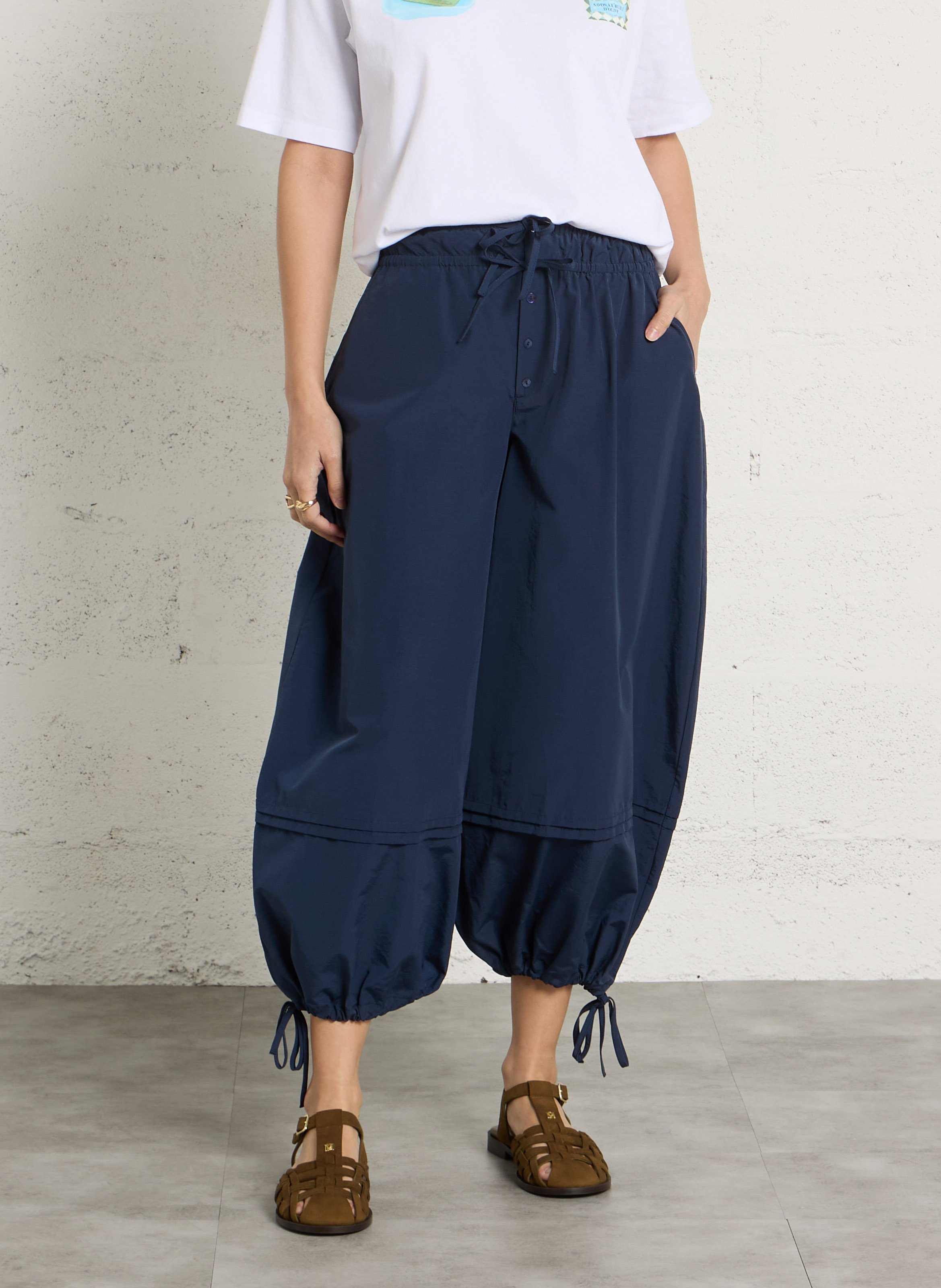 Ballon capri broek met hoge taille DAMSON MADDER