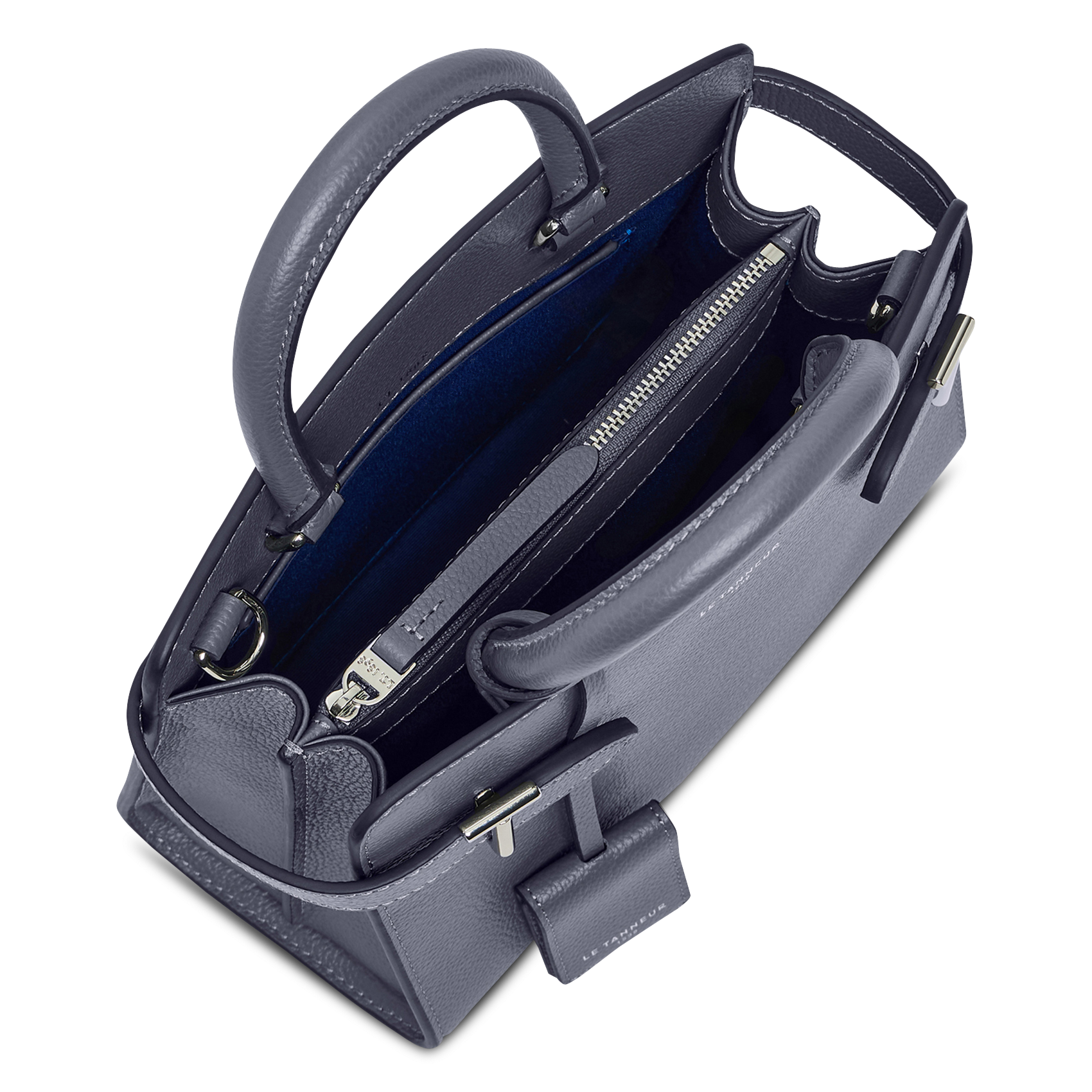 Leren handtas | Blauw LE TANNEUR Dames