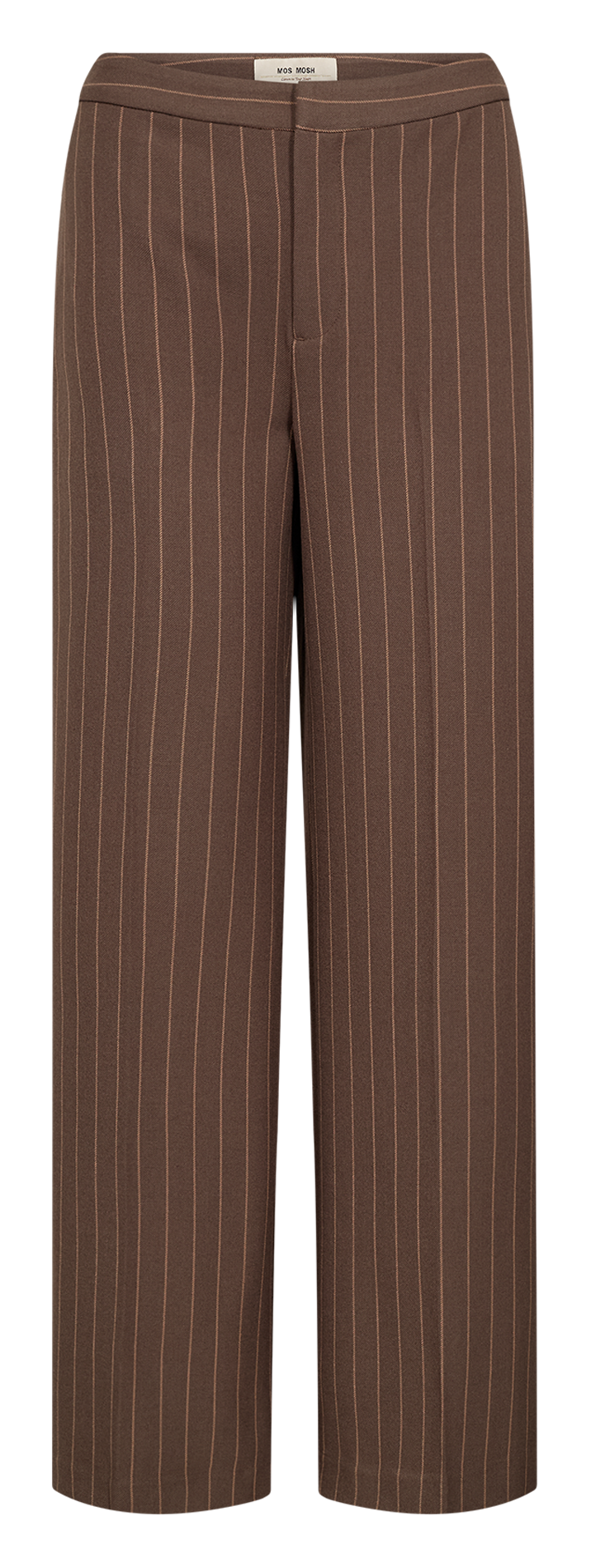 Striped wide-leg pants MOS MOSH Brown