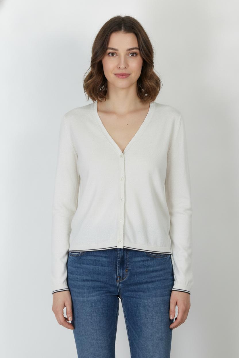 Cardigan INES DE LA FRESSANGE - Seconde main White