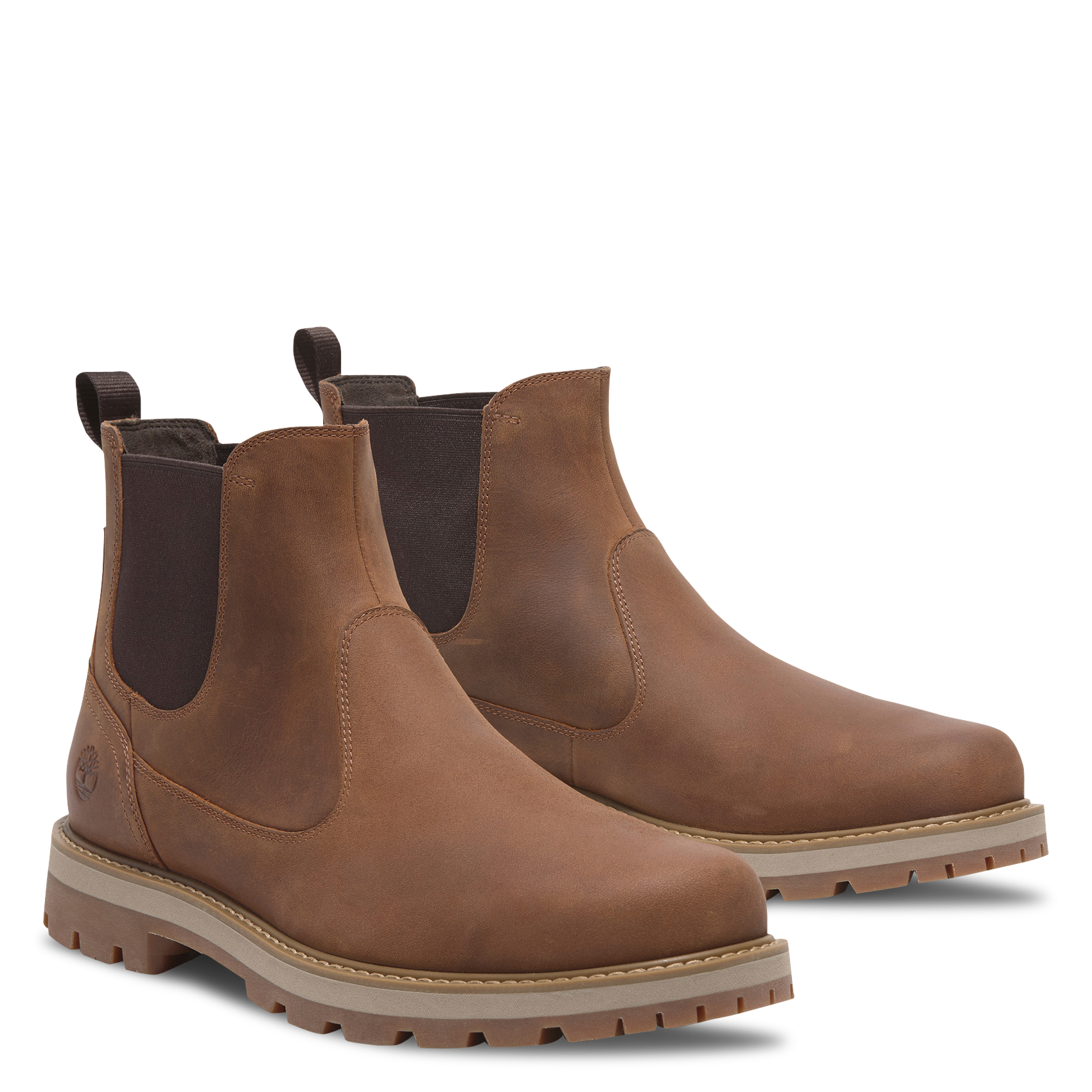 Boots en cuir TIMBERLAND Marron