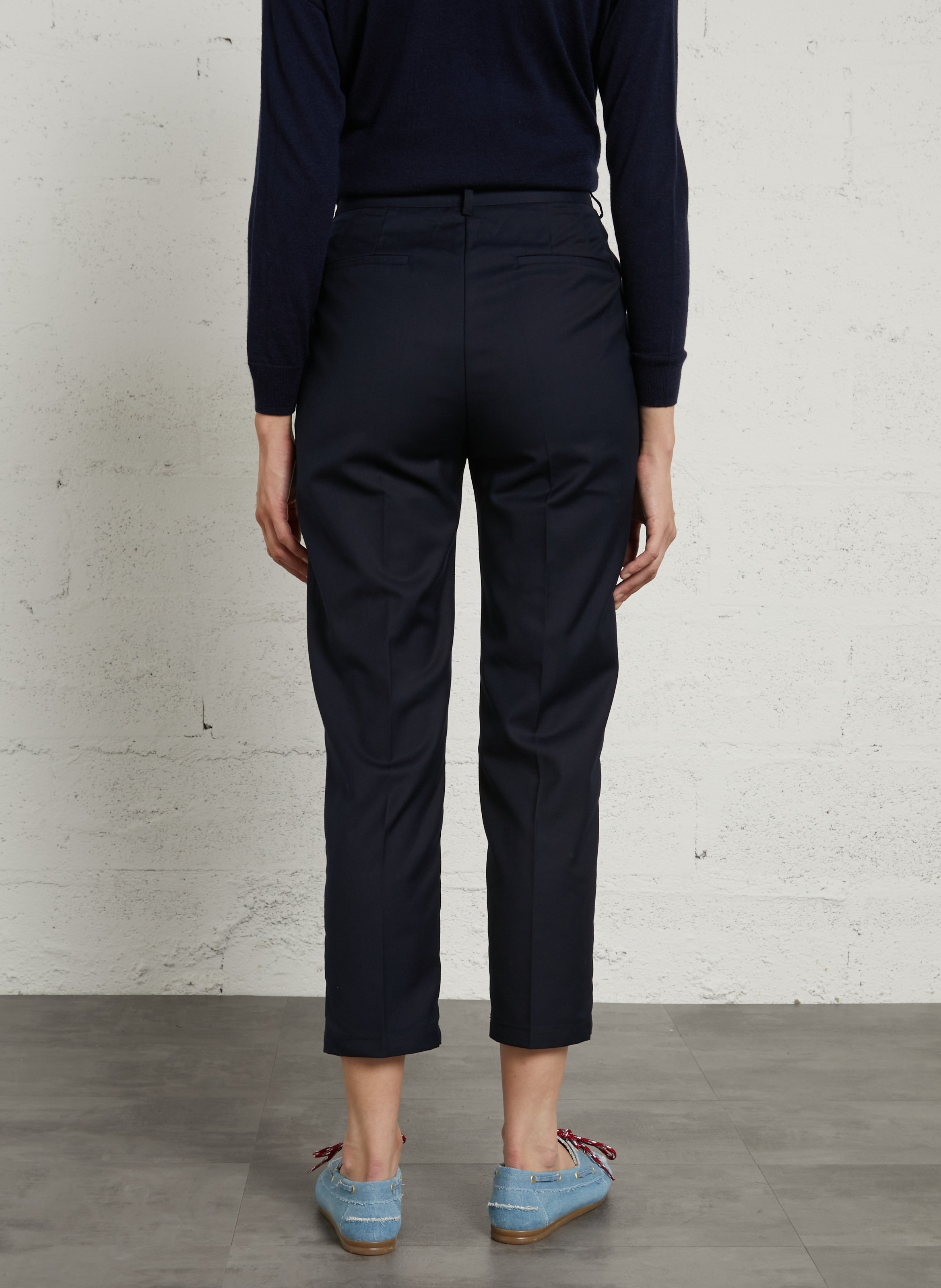 Schmale Zigarettenhose LA PETITE ETOILE Blau