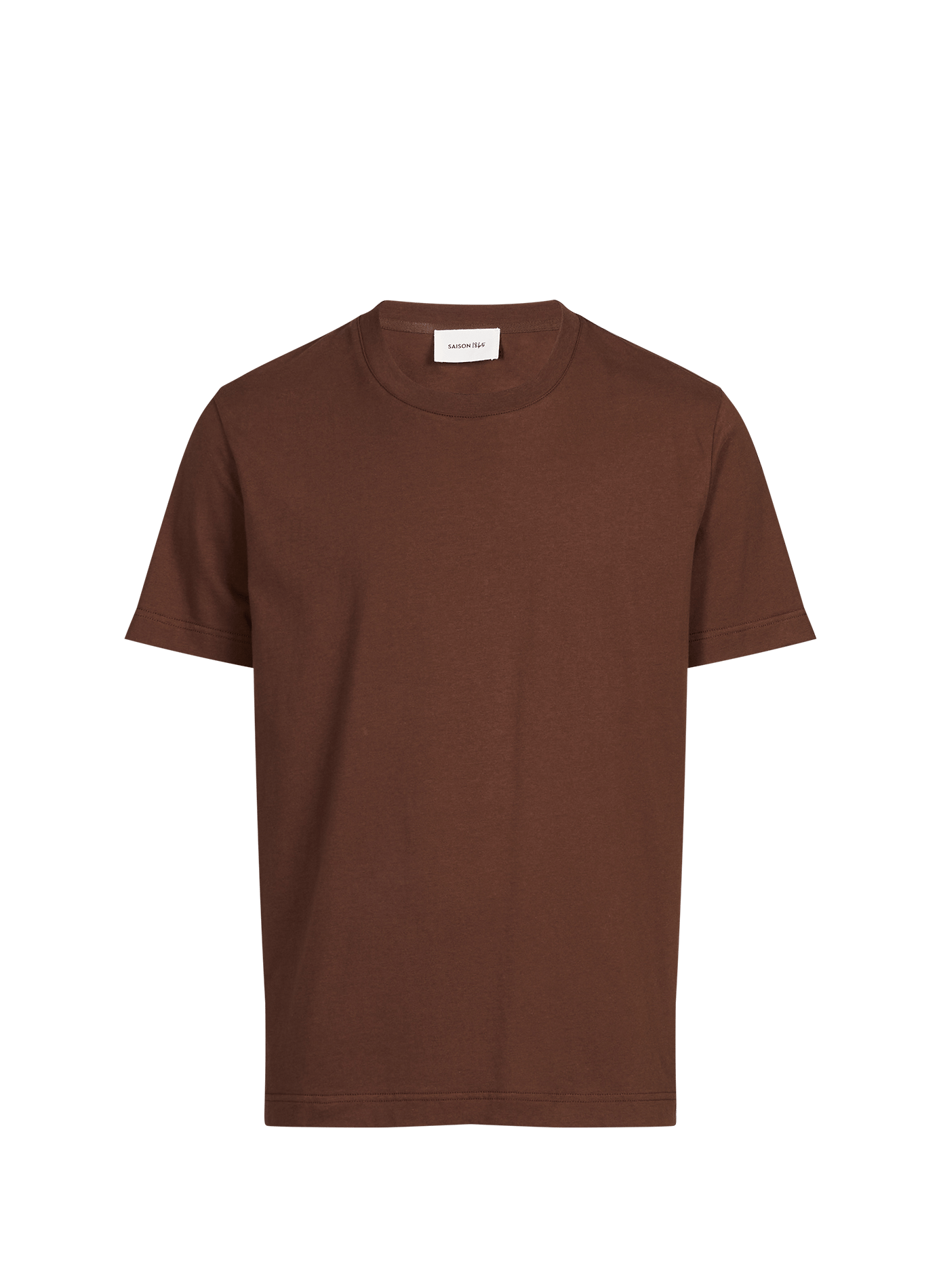 Round neck cotton baff-o T-shirt SAISON 1865