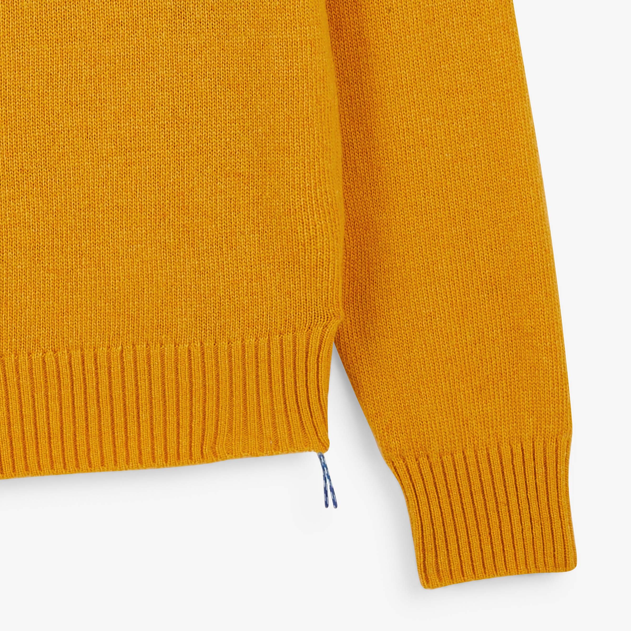 MADANI yellow crew-neck wool sweater SBPLAY SERGE BLANCO Yellow