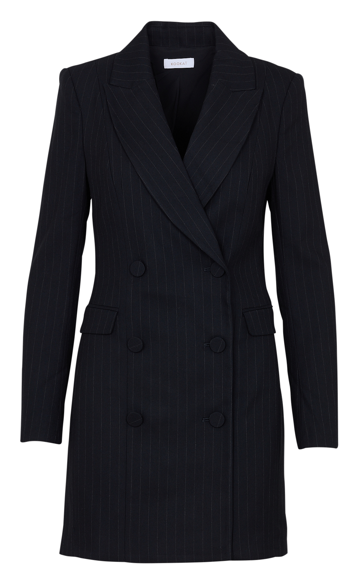 Robe blazer cintrée rayée KOOKAI Bleu