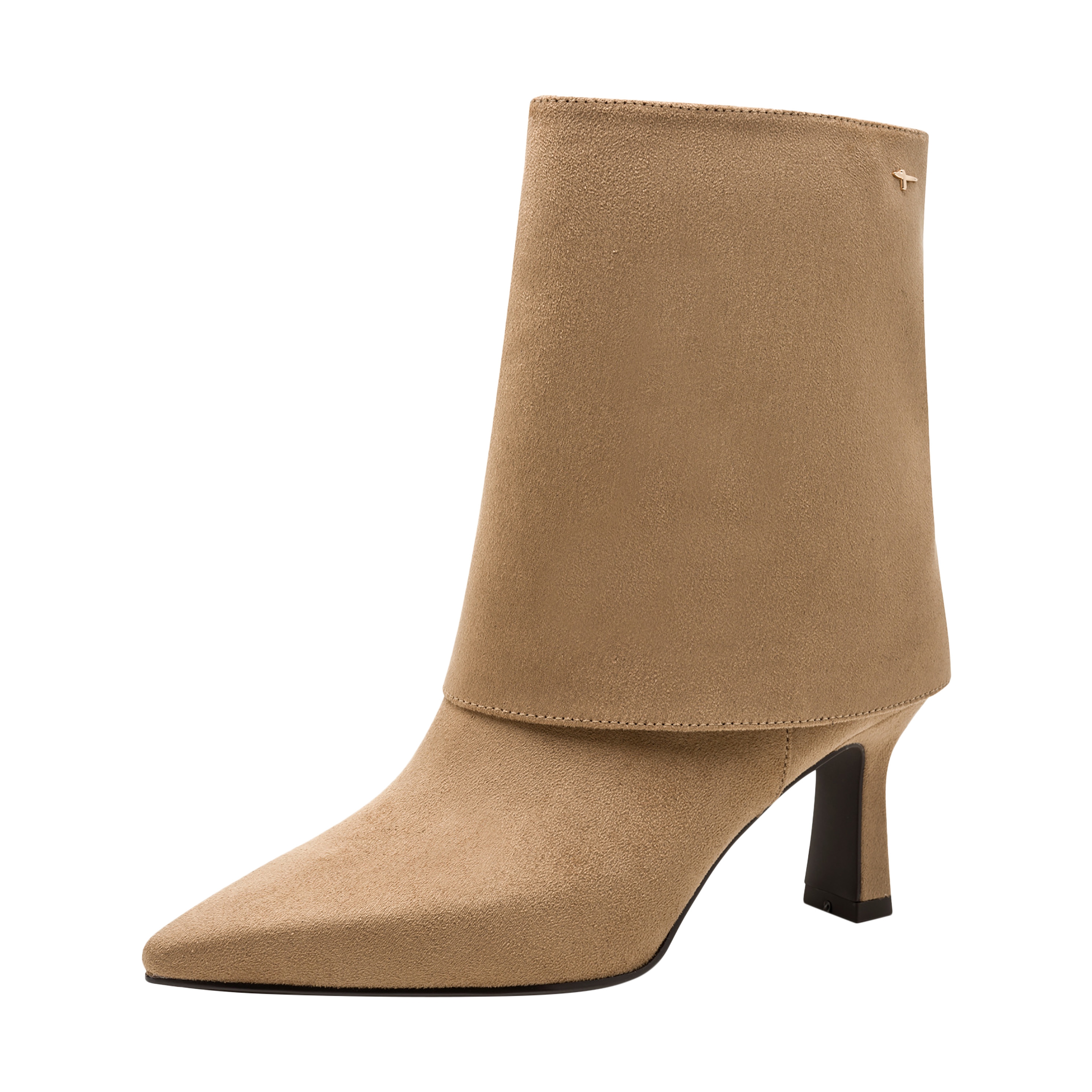 Zip-up ankle boots TAMARIS Beige