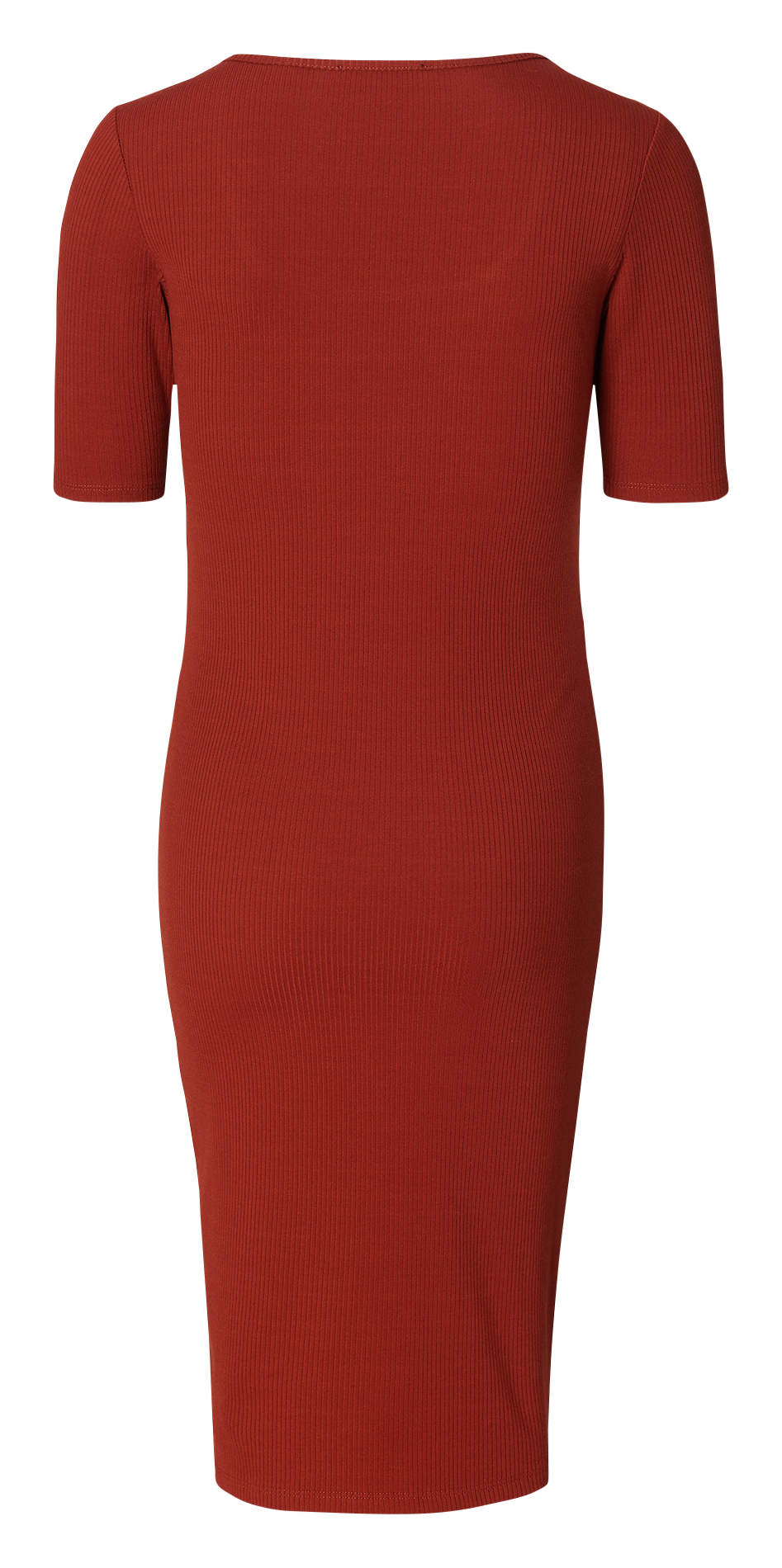 Korte jurk van ribtricot SUPERMOM Rood