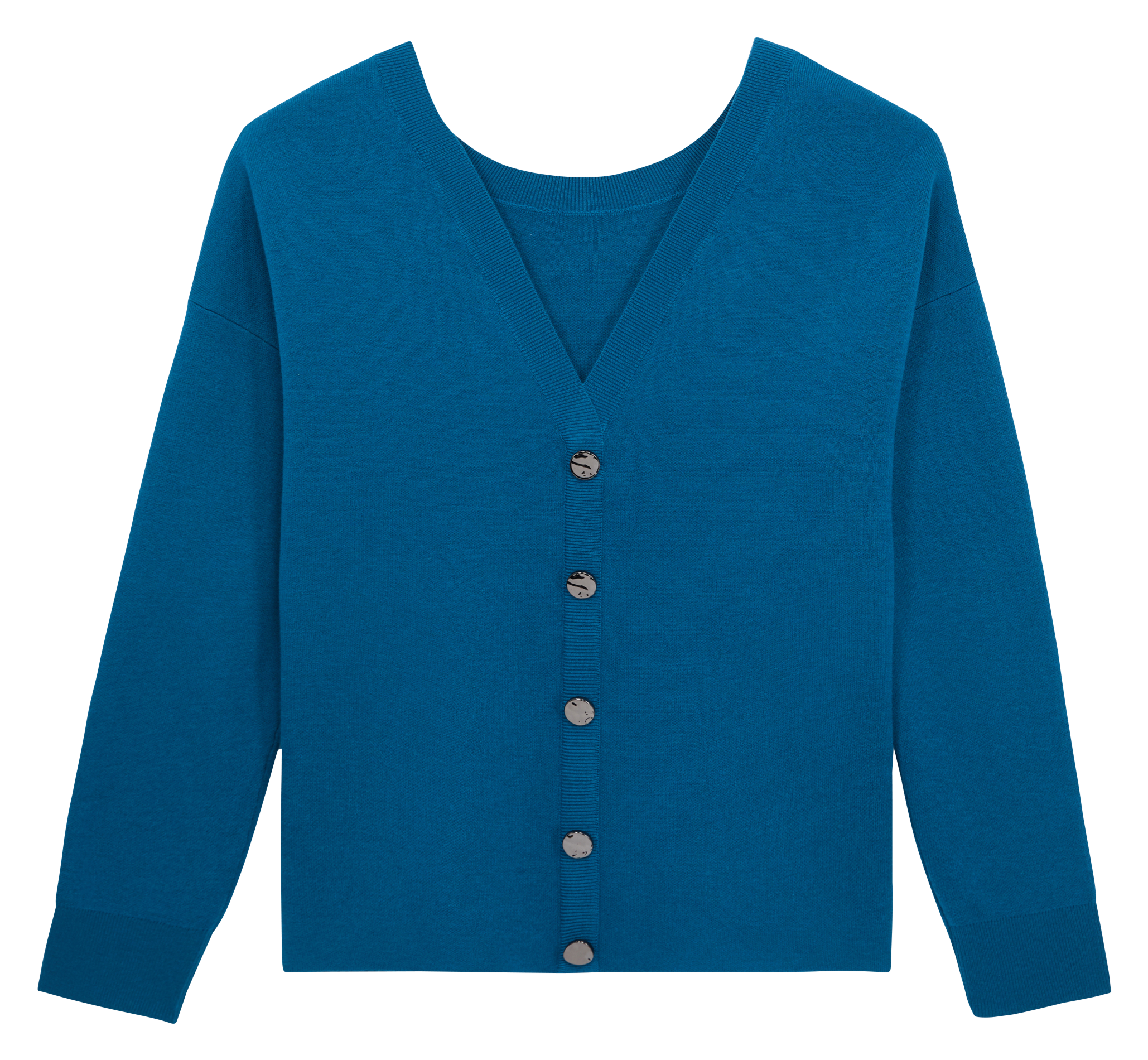 Wool-blend round-neck jumper THE KOOPLES Blue
