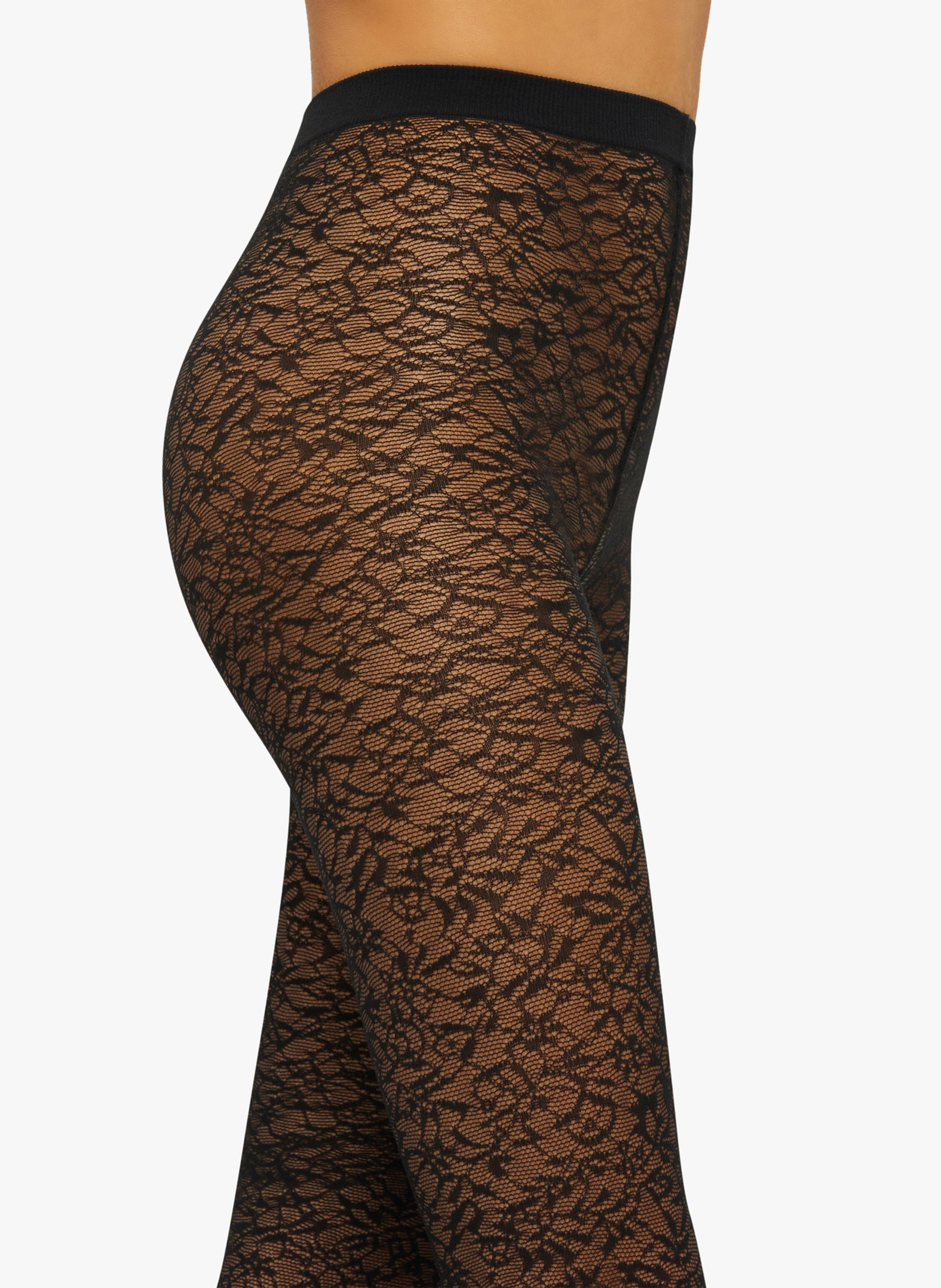 Lace Pantyhose Black Wolford Women Place des Tendances