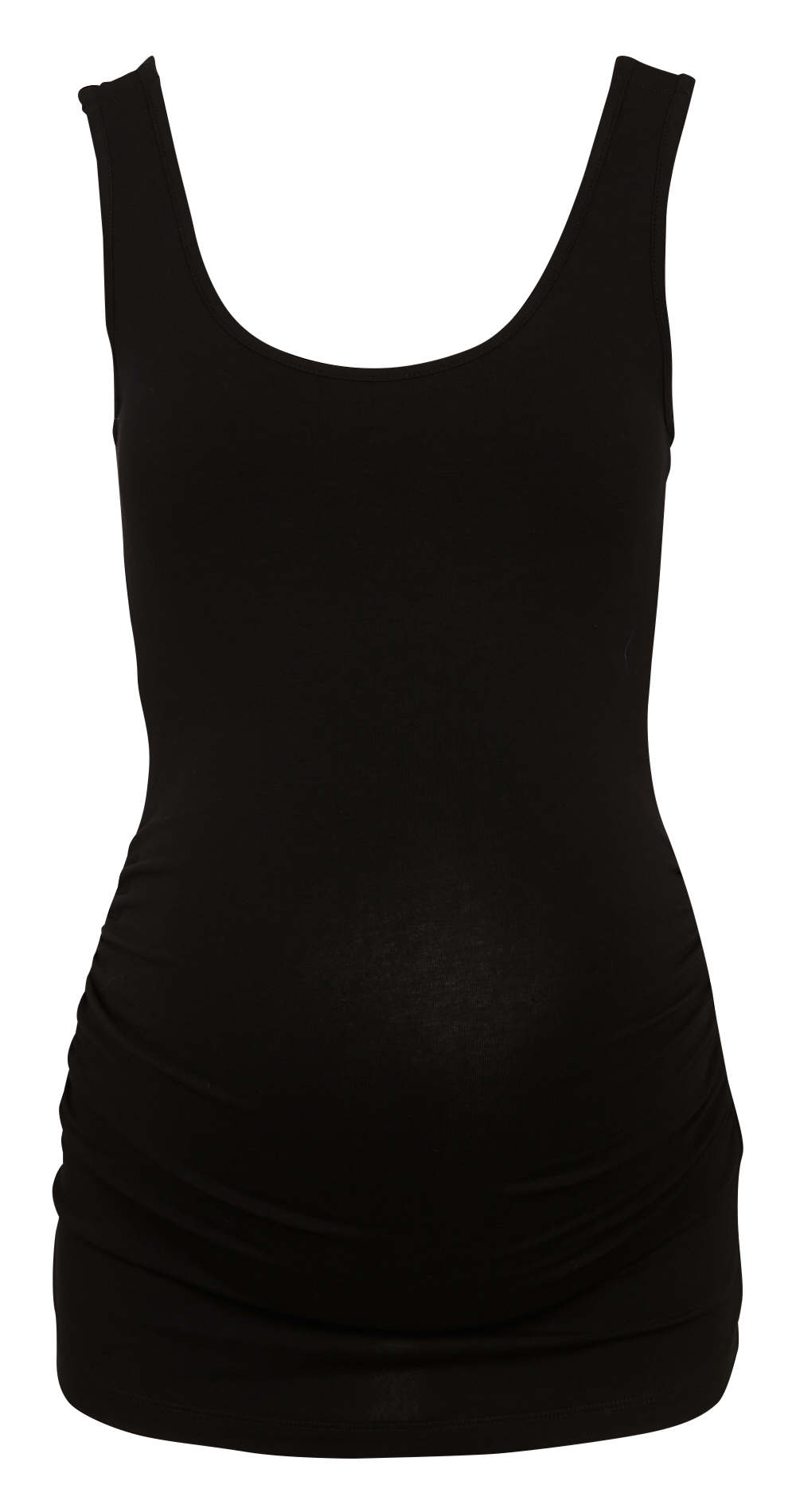 Lot de 2 tee-shirts à bretelles avec fronces ultra-stretch SERAPHINE Noir