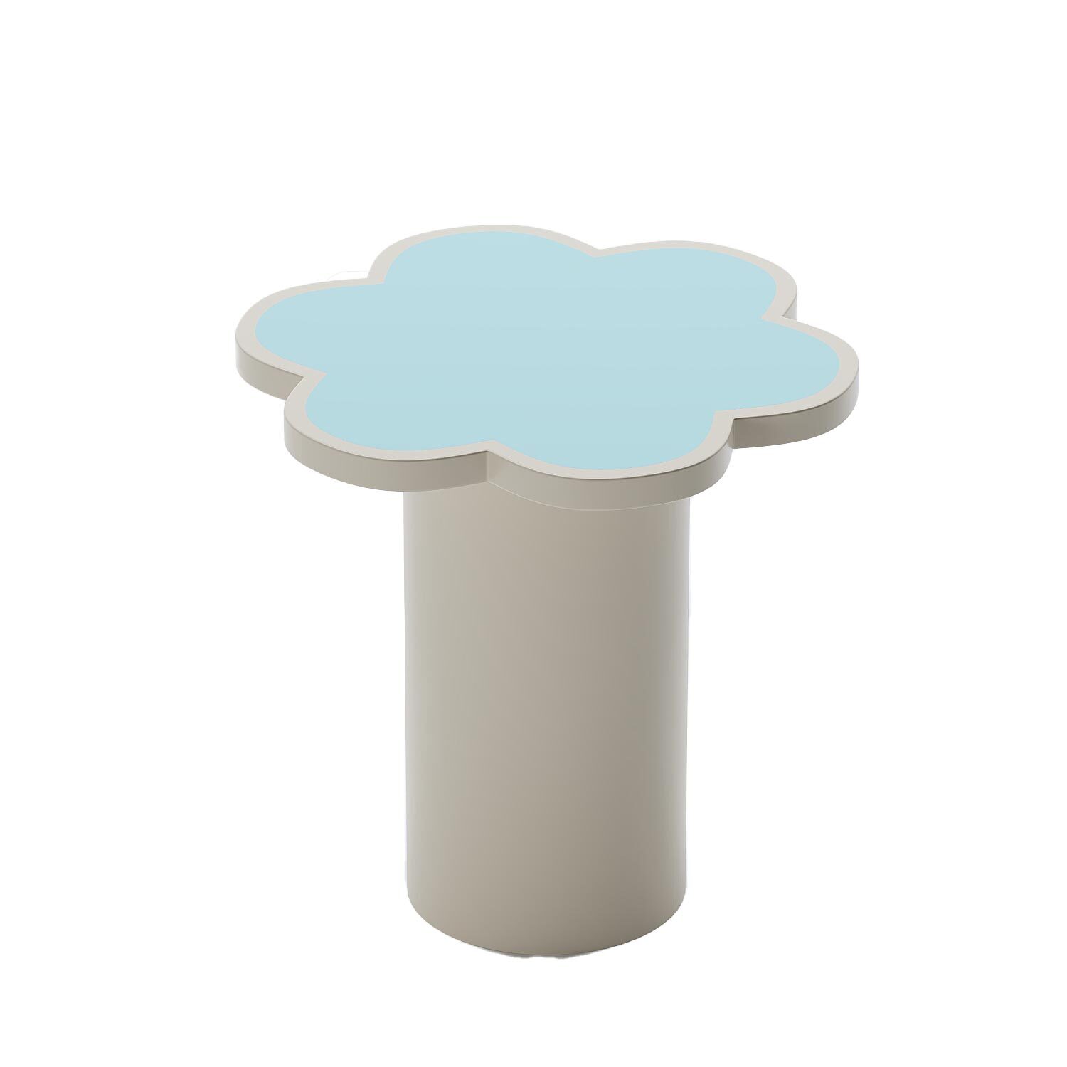 Flower side table POTIRON PARIS Blue