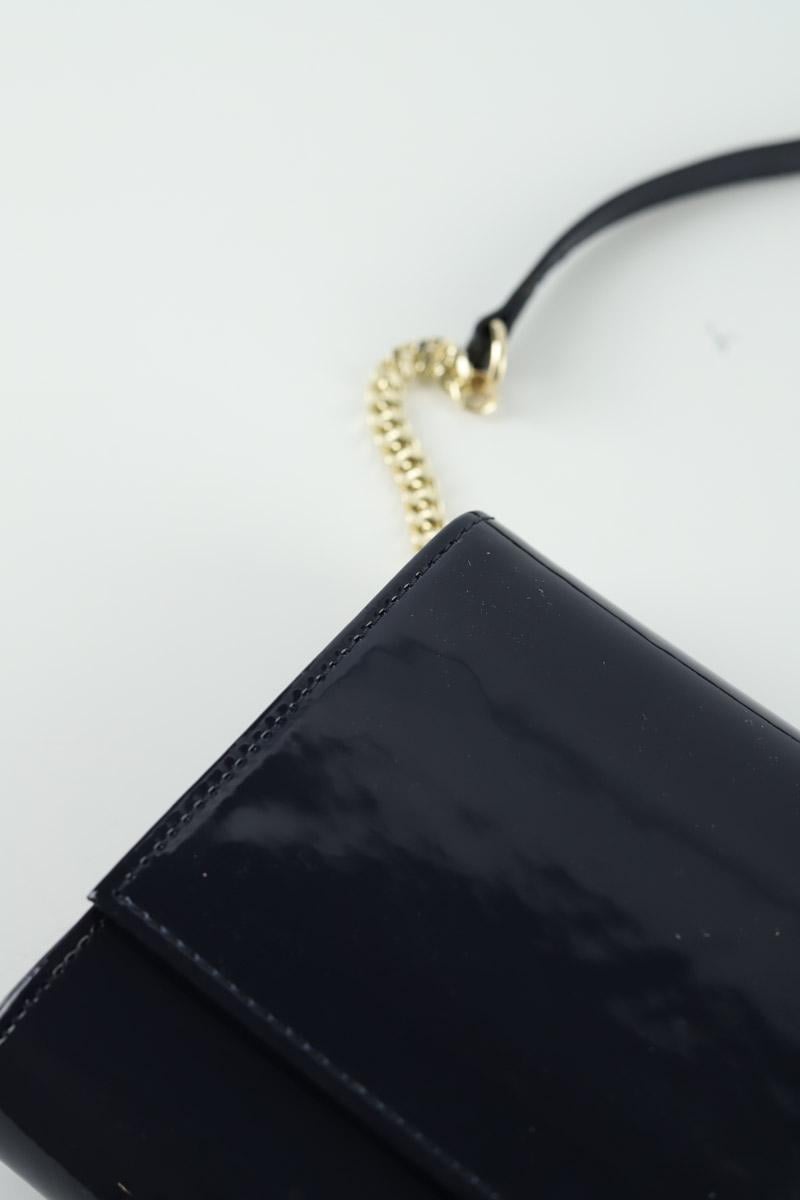 Patent leather clutch bag LK BENNETT - Seconde Main Blue