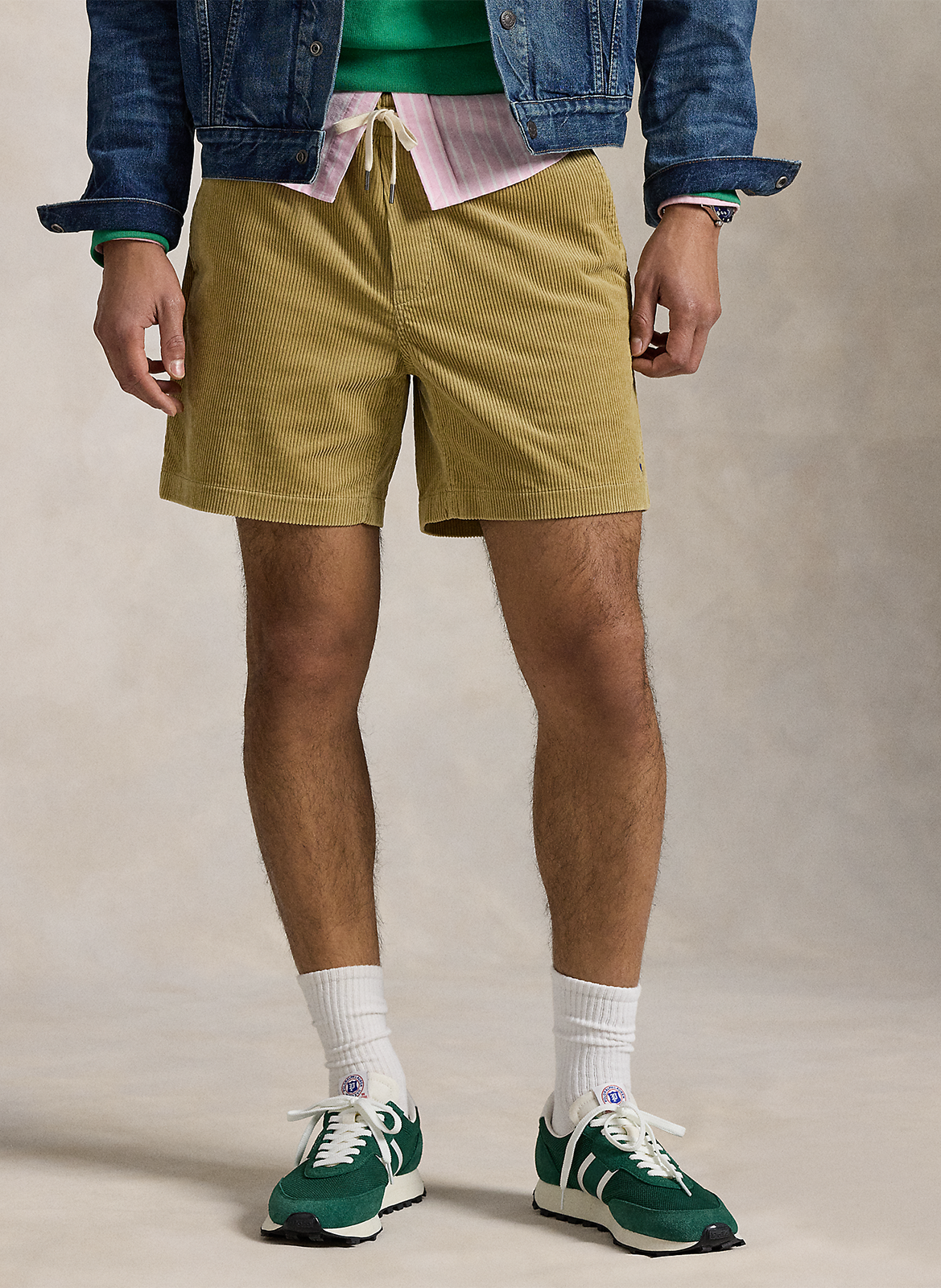 Straight cotton shorts POLO RALPH LAUREN Beige