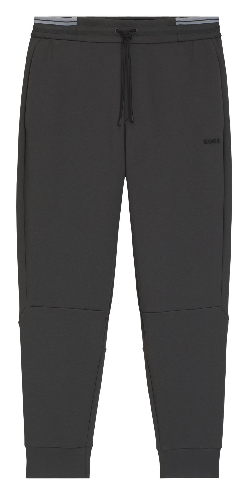 Regular-fit cotton-blend joggers BOSS Silver