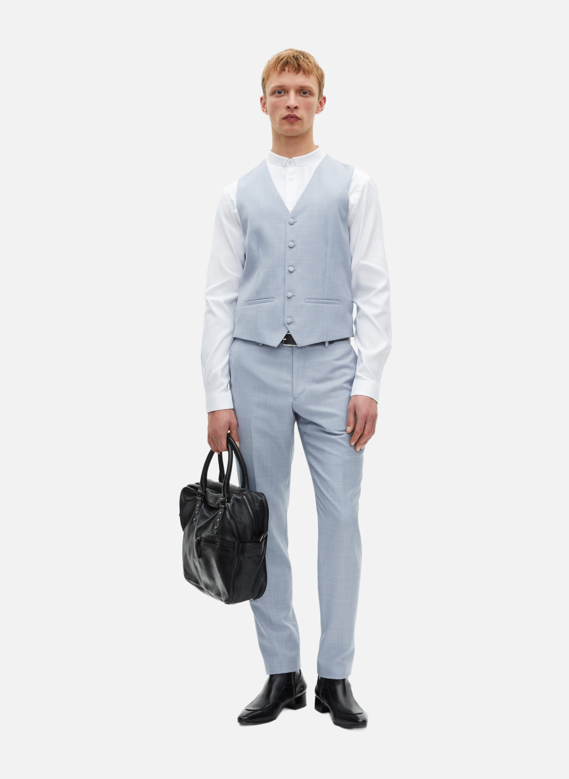 Tailored wool suit vest THE KOOPLES Blue