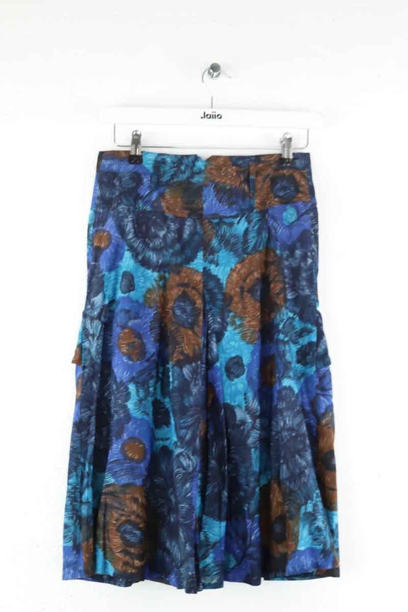 Cotton skirt KENZO - SECONDE MAIN Blue