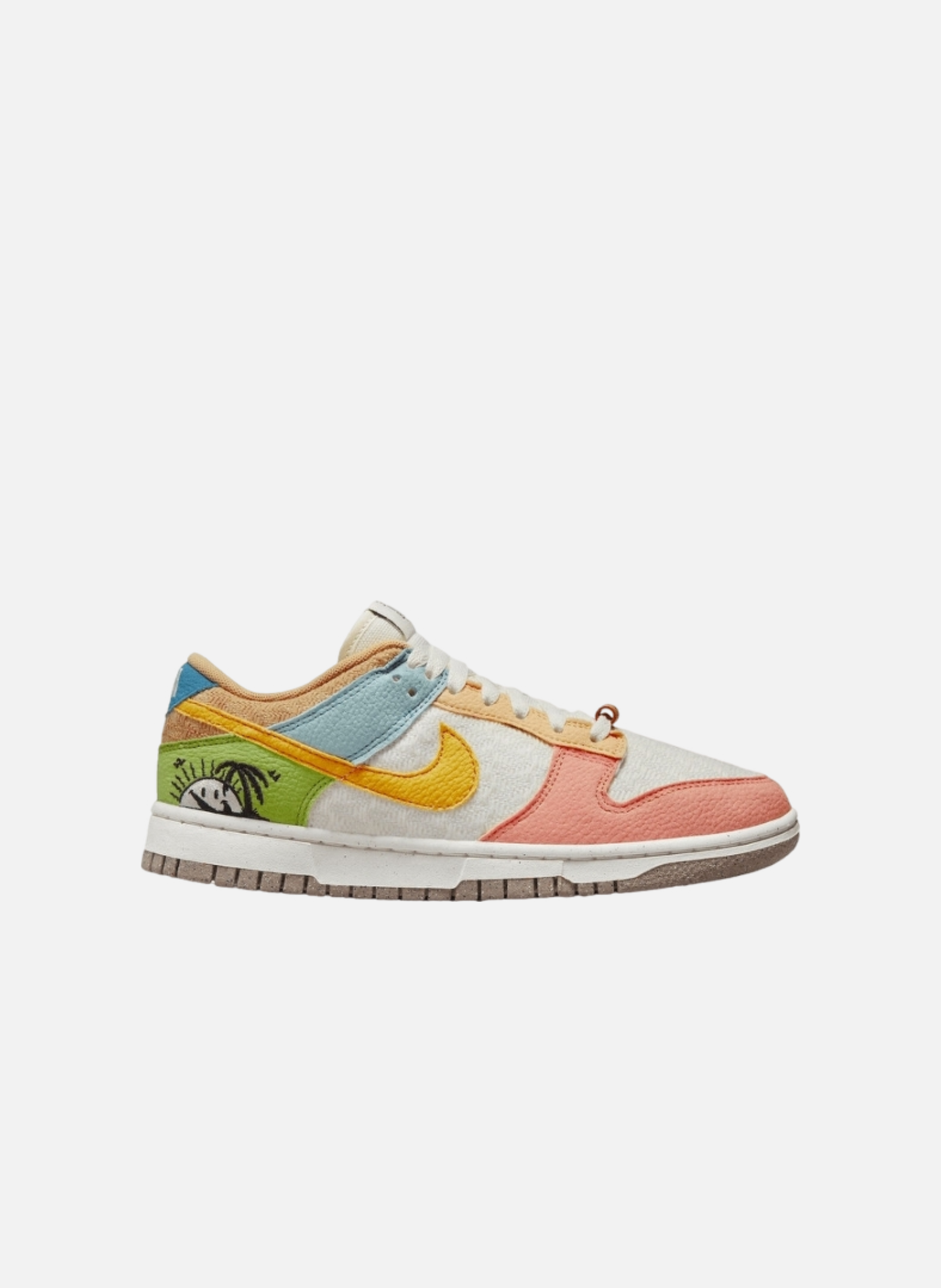 Baskets dunk low retro sun club multi NIKE Beige