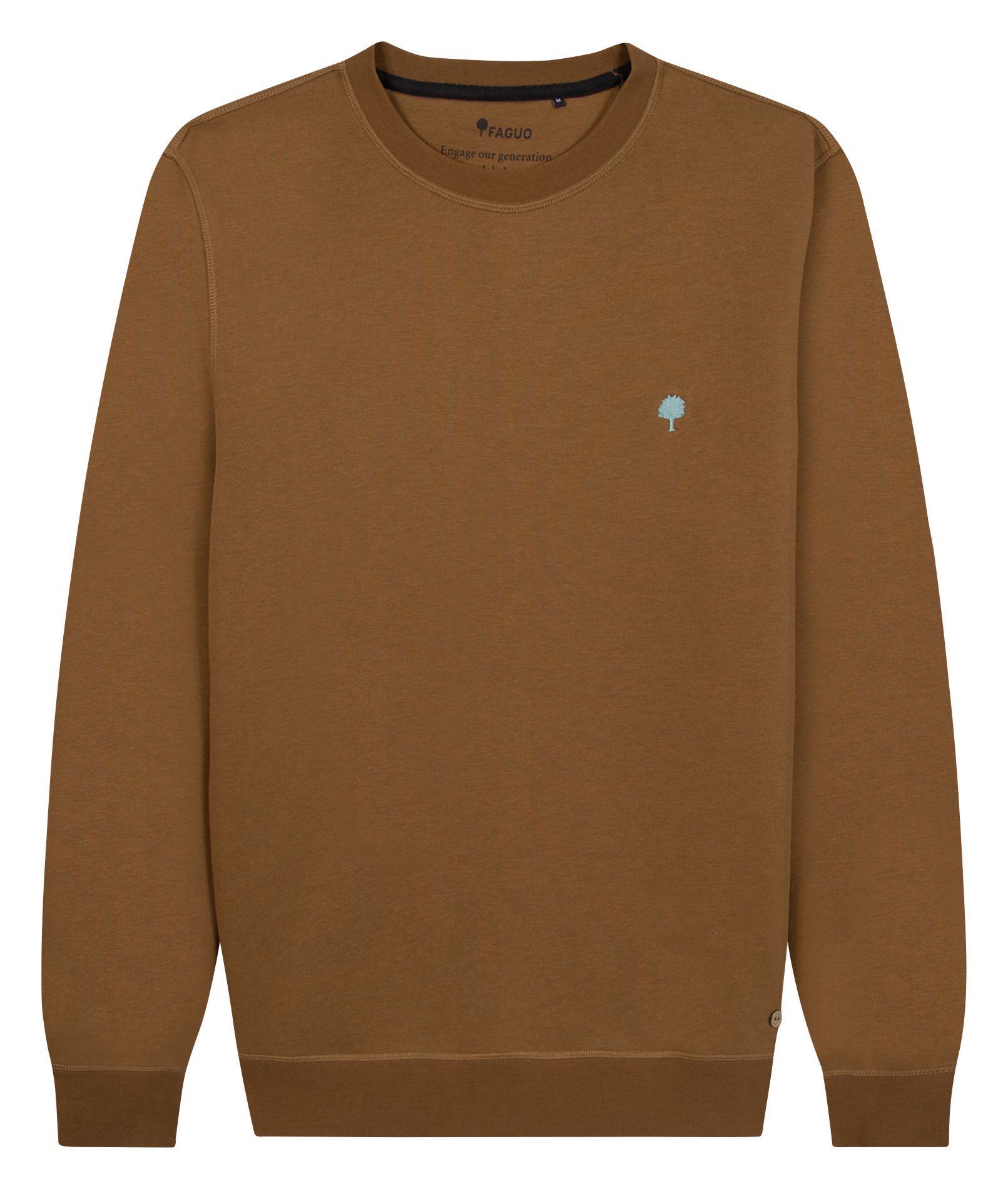 Gerader Strickpullover FAGUO Braun