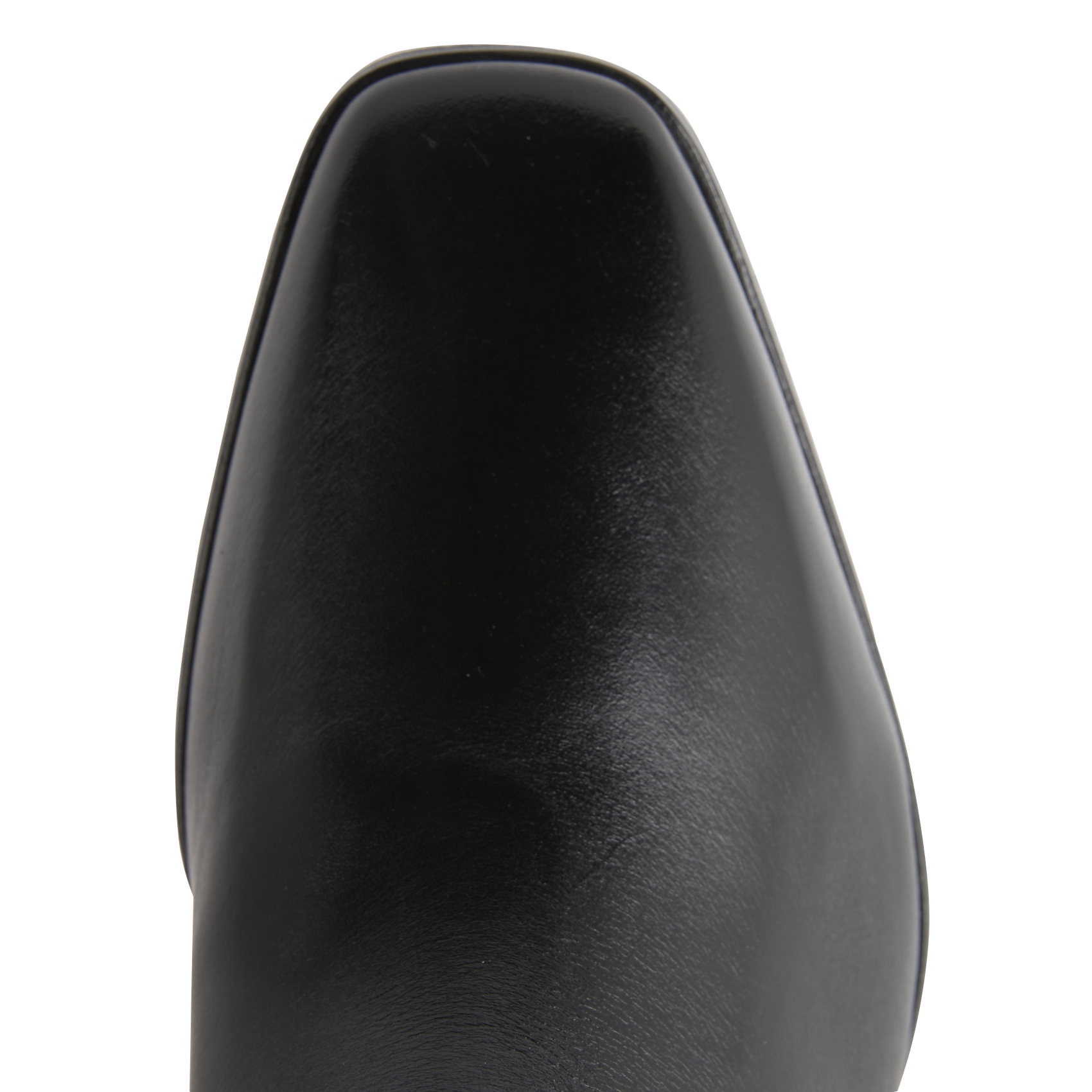 Bottines à petits talons en cuir RIVECOUR Noir