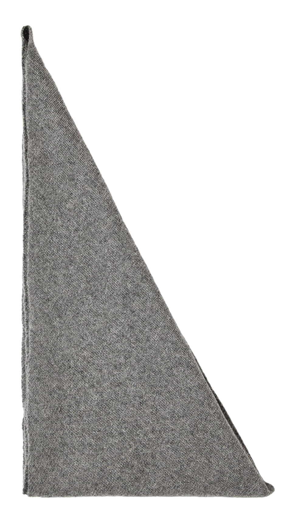 Einfarbiger Schal aus Wolle und Kaschmir SELECTED Grau