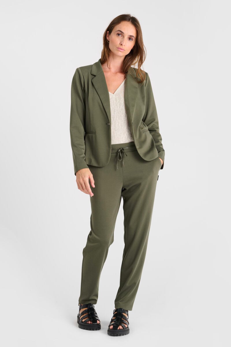 Straight pants LE TEMPS DES CERISES Khaki