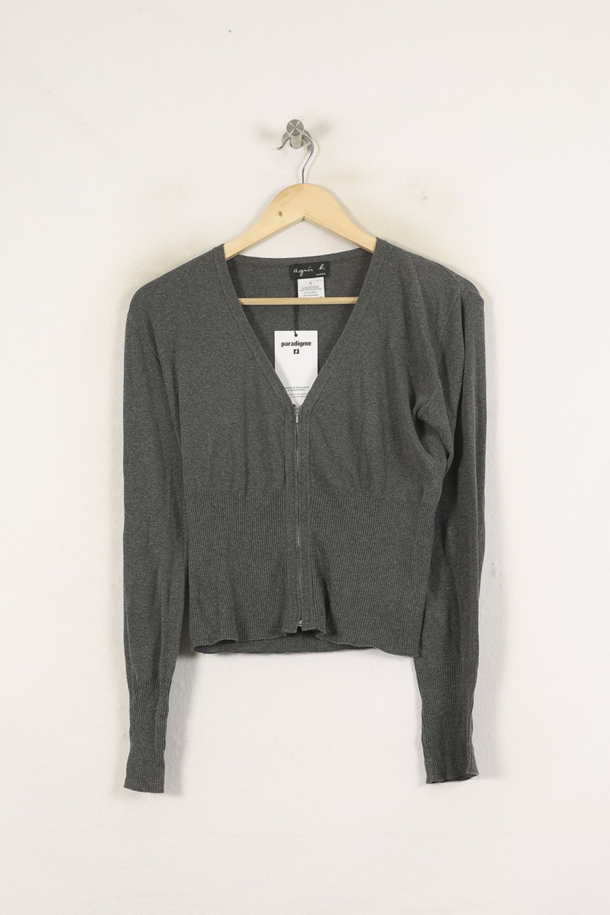 Cardigan AGNES B. - Seconde Main Grey