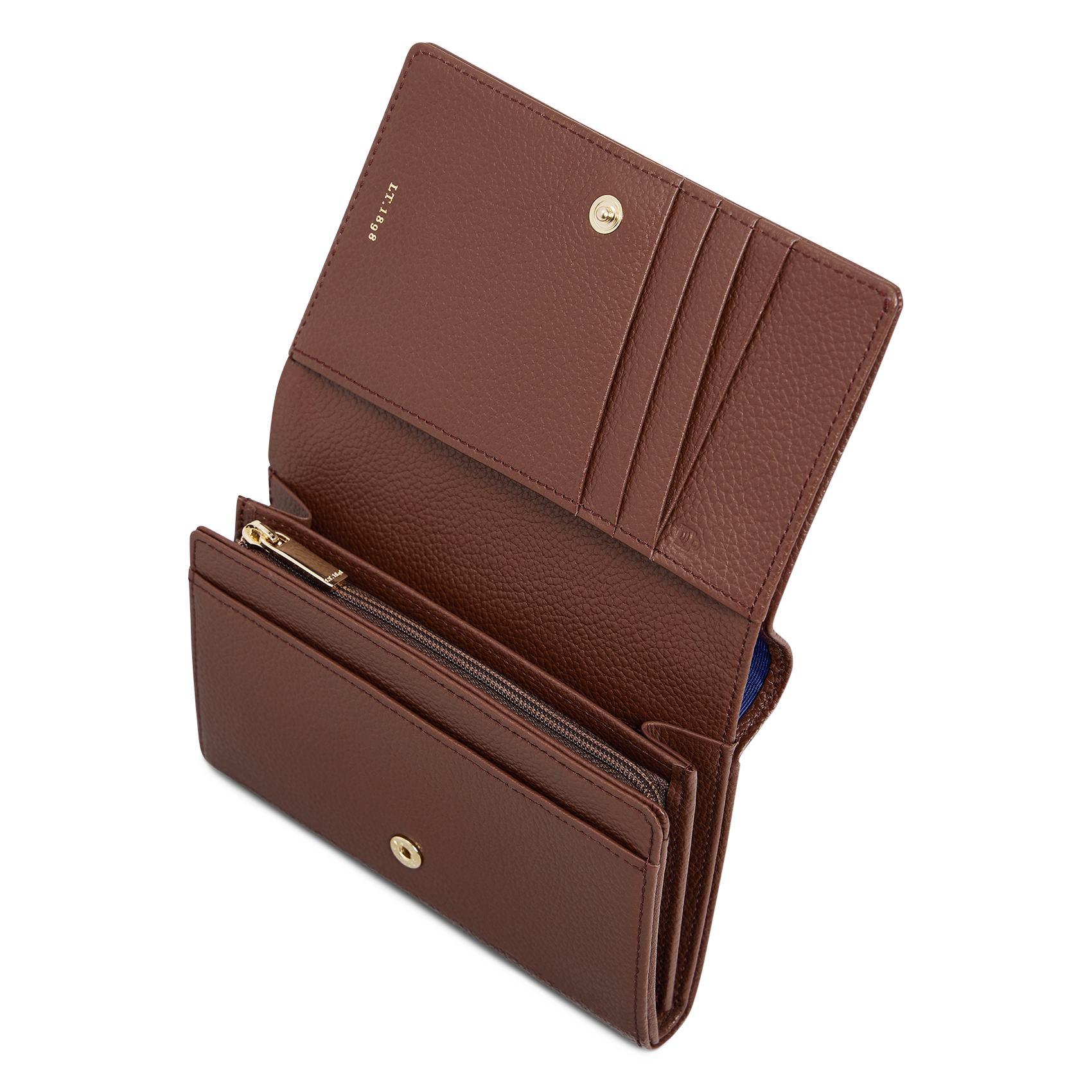 Billetera de cuero LE TANNEUR Marron