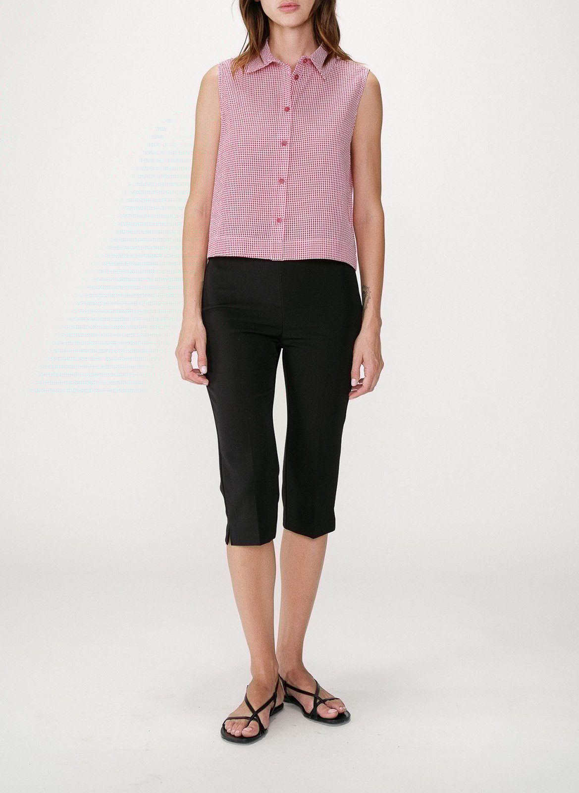 Baumwoll-Bluse GRACE ET MILA Rot