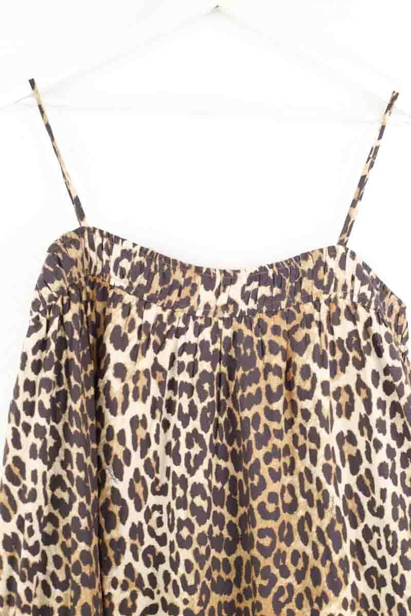 Robe GANNI - Seconde Main Marron