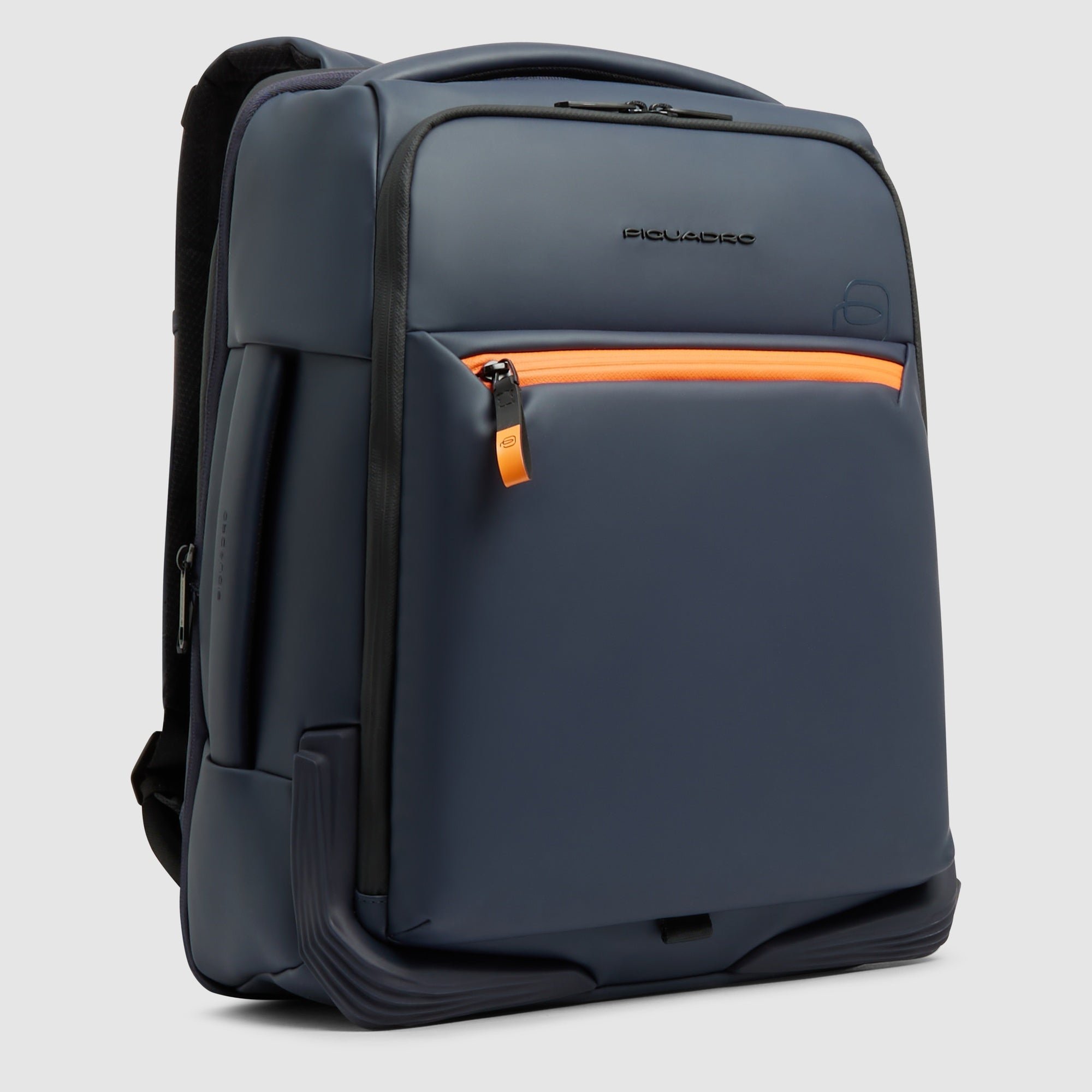 Water-repellent travel backpack for laptop PIQUADRO Blue