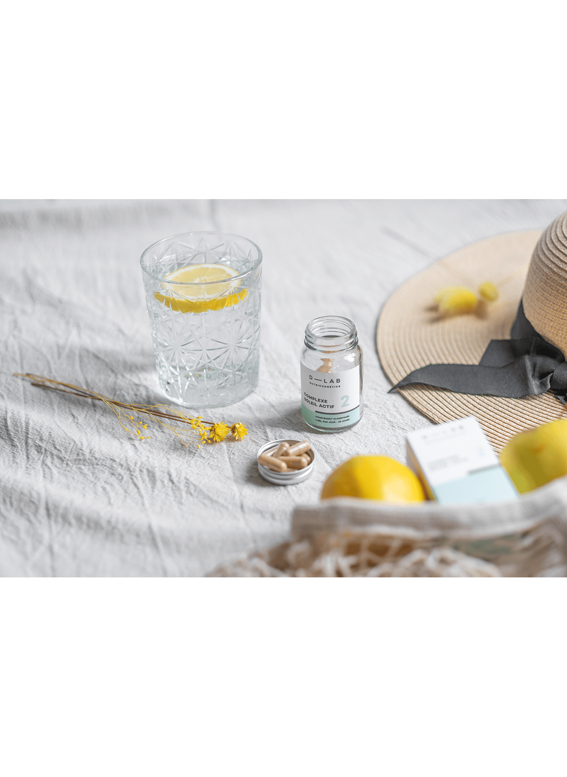 Complexe Soleil Actif - Nahrungsergänzungskomplex für perfekte Bräune D-LAB NUTRICOSMETICS No color