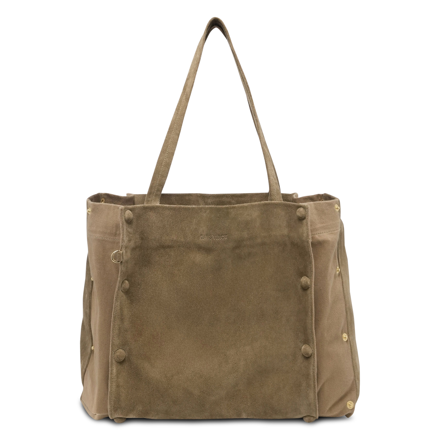 Shopper aus Leder CLARIS VIROT Khaki
