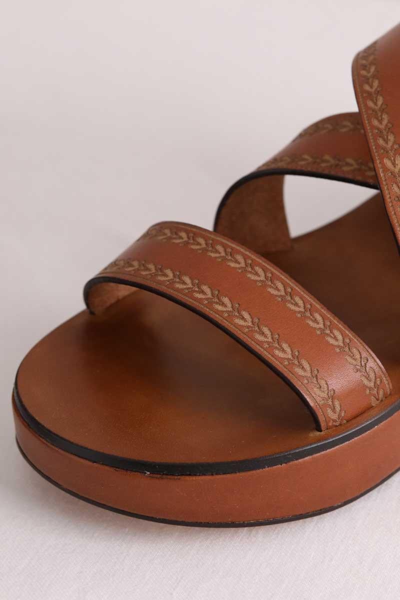 Faux leather sandals ISABEL MARANT - Seconde Main Brown