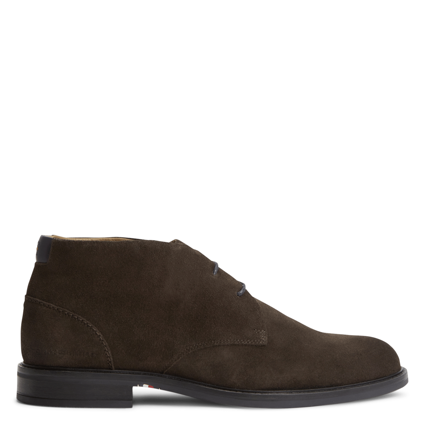 Suede Derby shoes TOMMY HILFIGER Brown