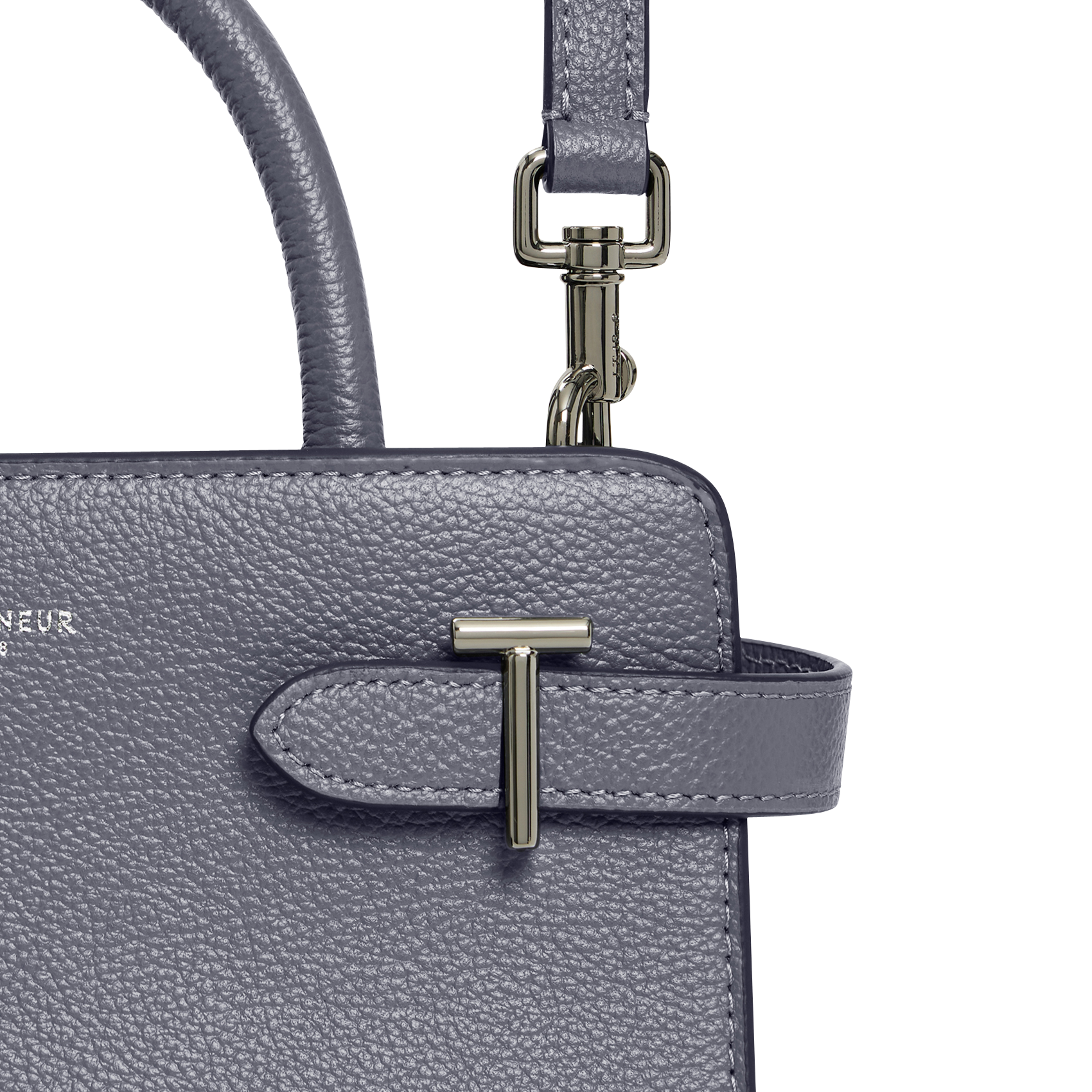Leren handtas | Blauw LE TANNEUR Dames