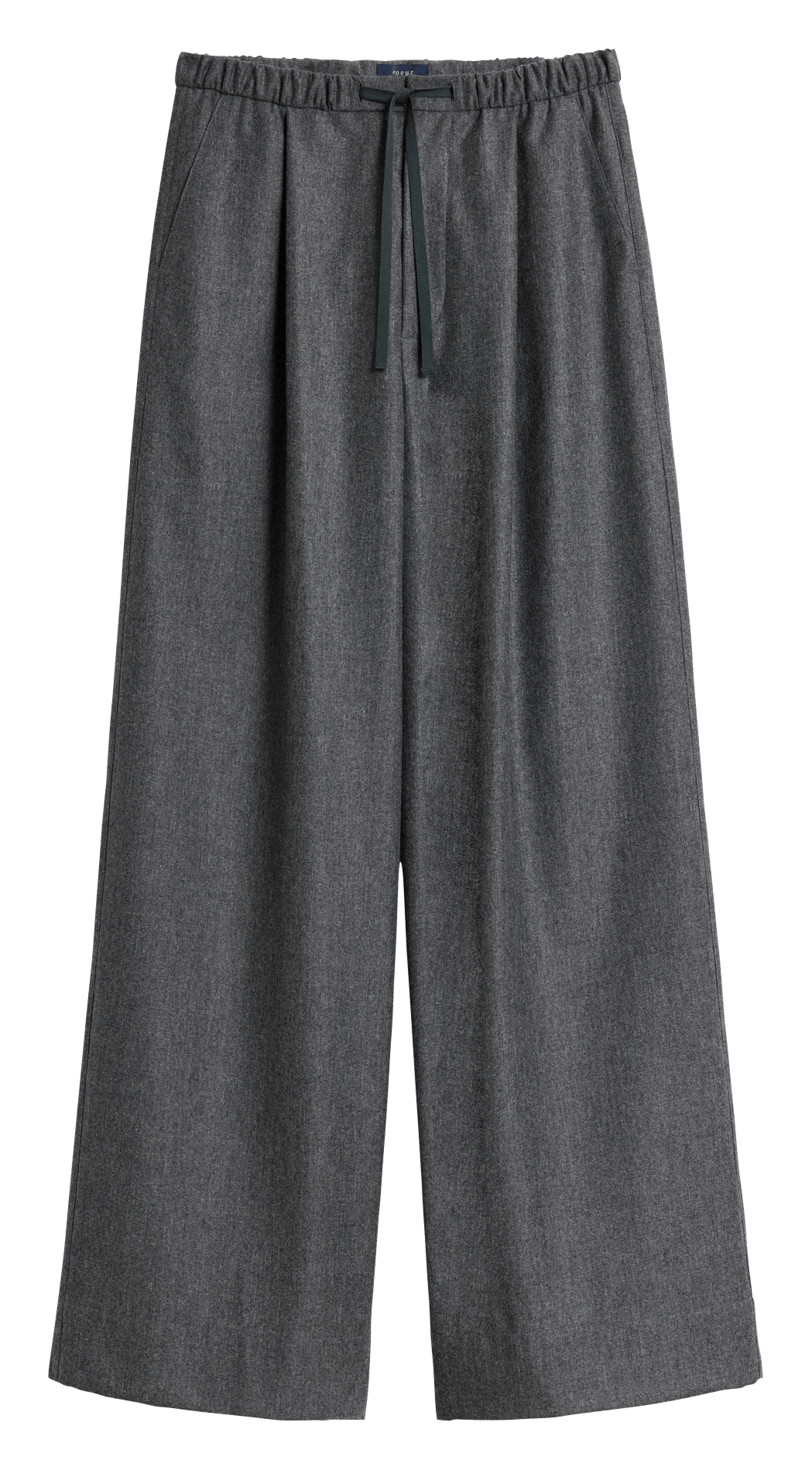 Weit geschnittene Hose aus Wollmischung SOEUR Grau