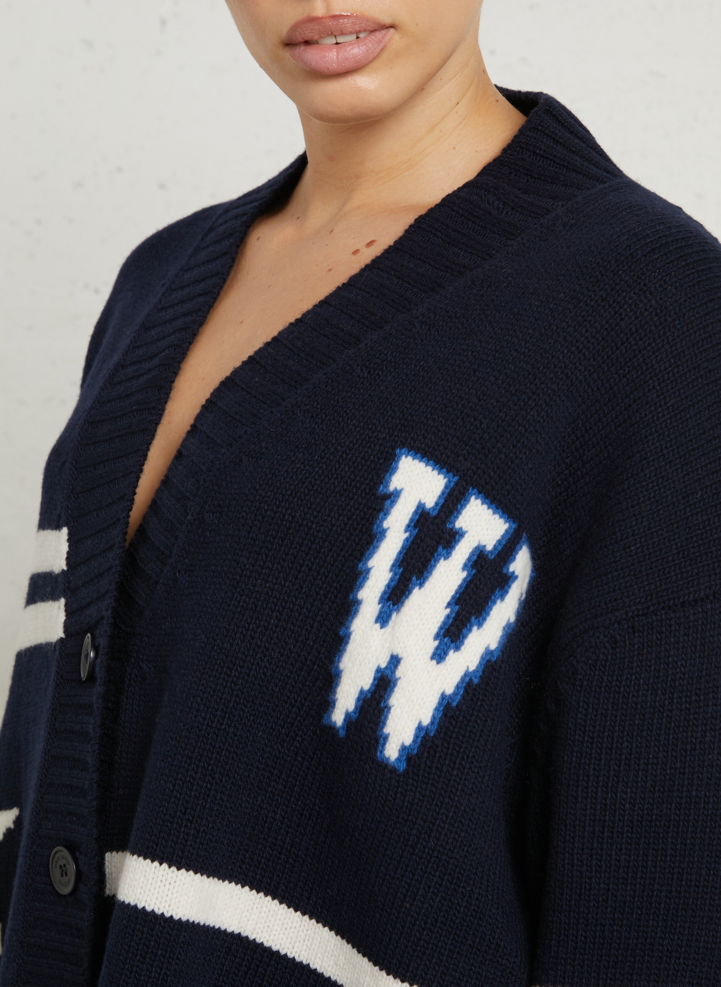 Long wool cardigan MAX MARA WEEK END Blue