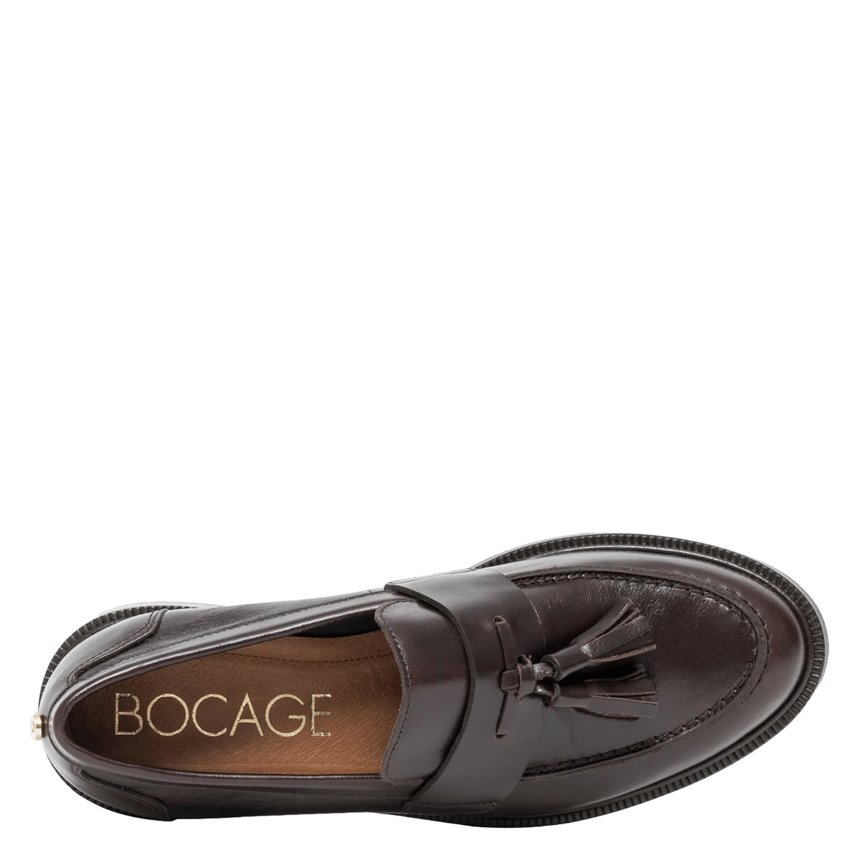 Mocassins en cuir BOCAGE Marron