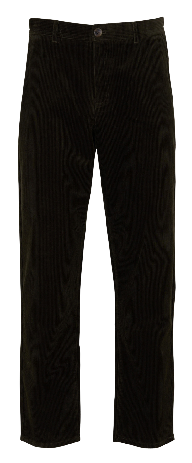 Gerade geschnittene Baumwoll-Cordhose LES DEUX Grun
