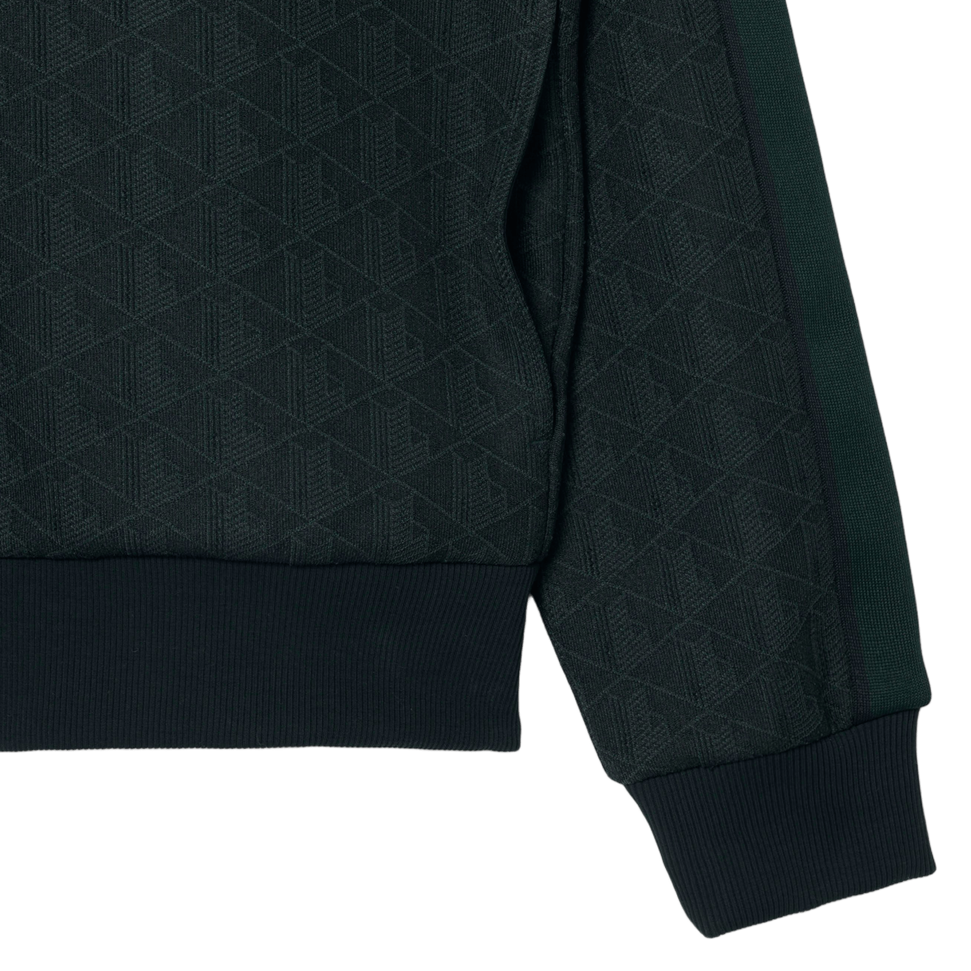 Jacken mit Rundhalsausschnitt und Jacquardmuster LACOSTE Grun