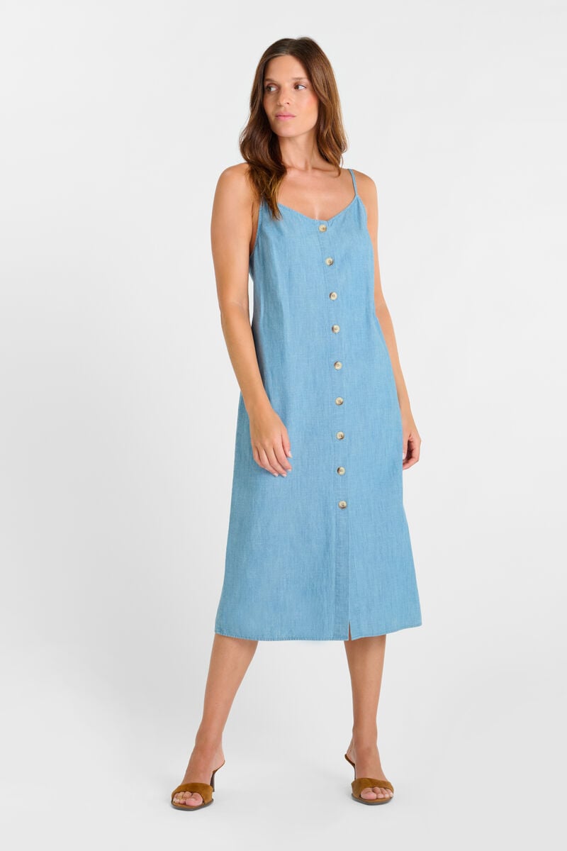 Long dress LE TEMPS DES CERISES Blue
