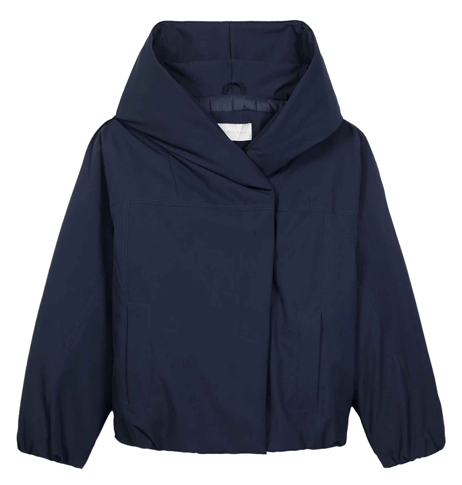 Gerade geschnittene Steppjacke mit Kapuze VANESSA BRUNO Blau