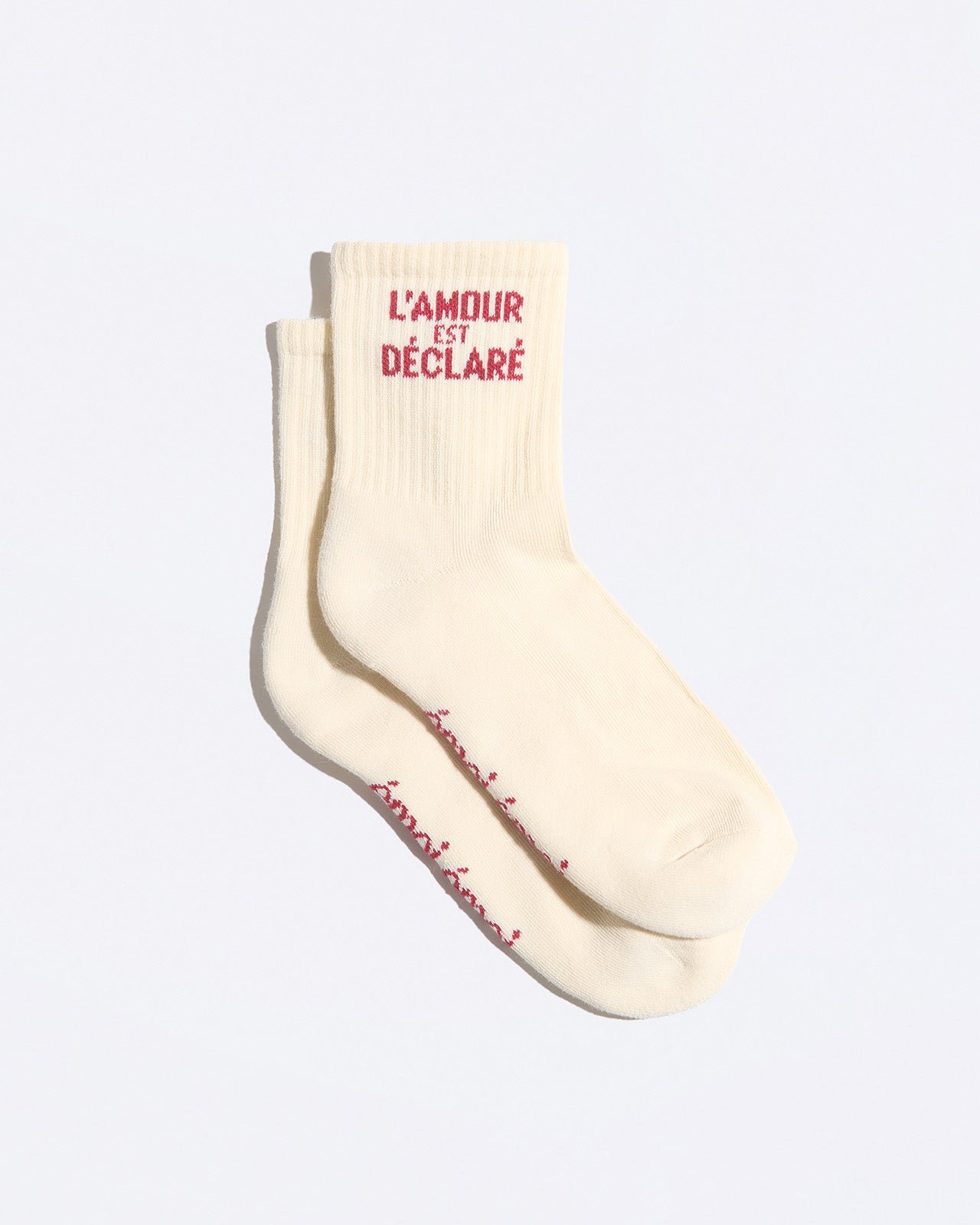 Socks love is declared EMOI EMOI White