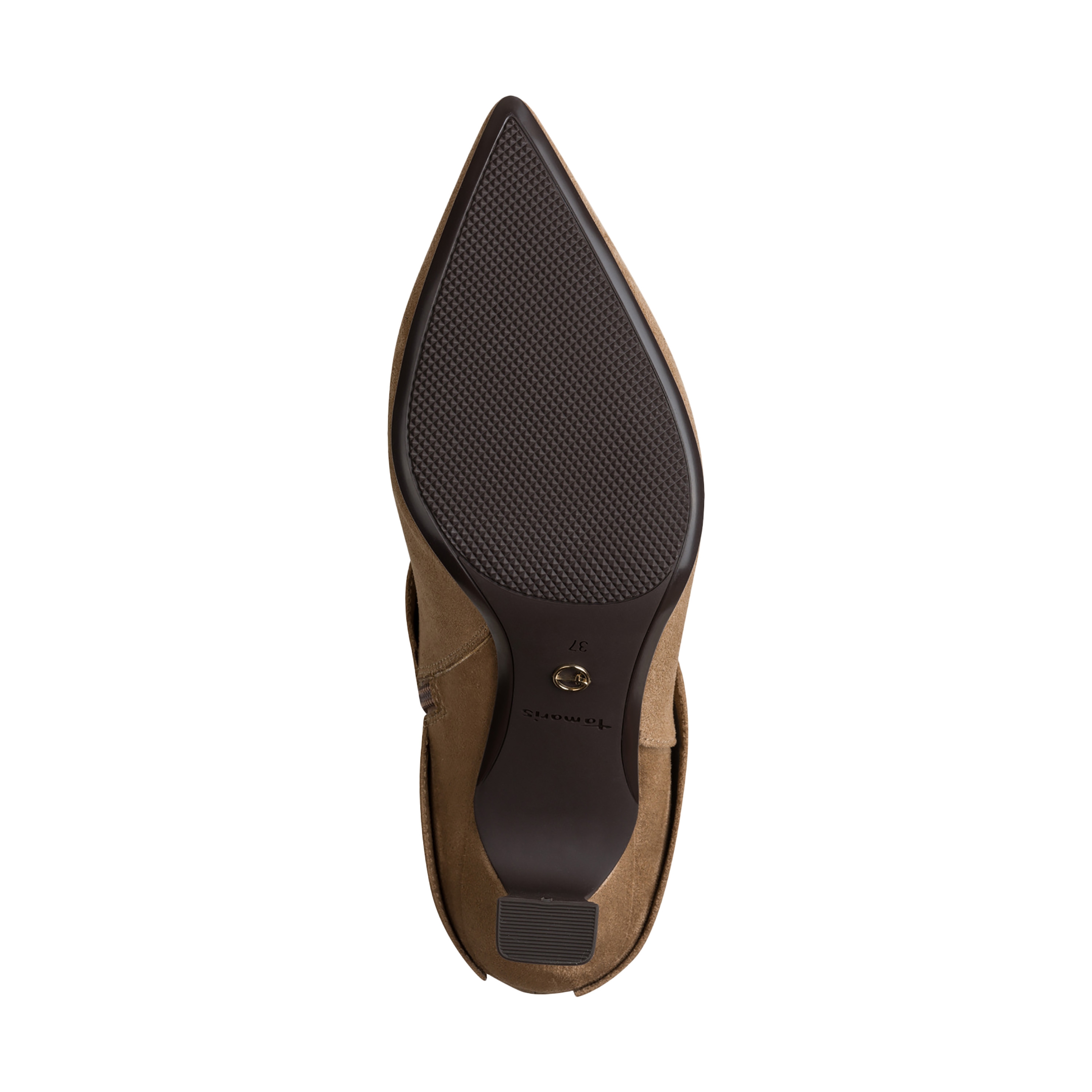 Zip-up ankle boots TAMARIS Beige