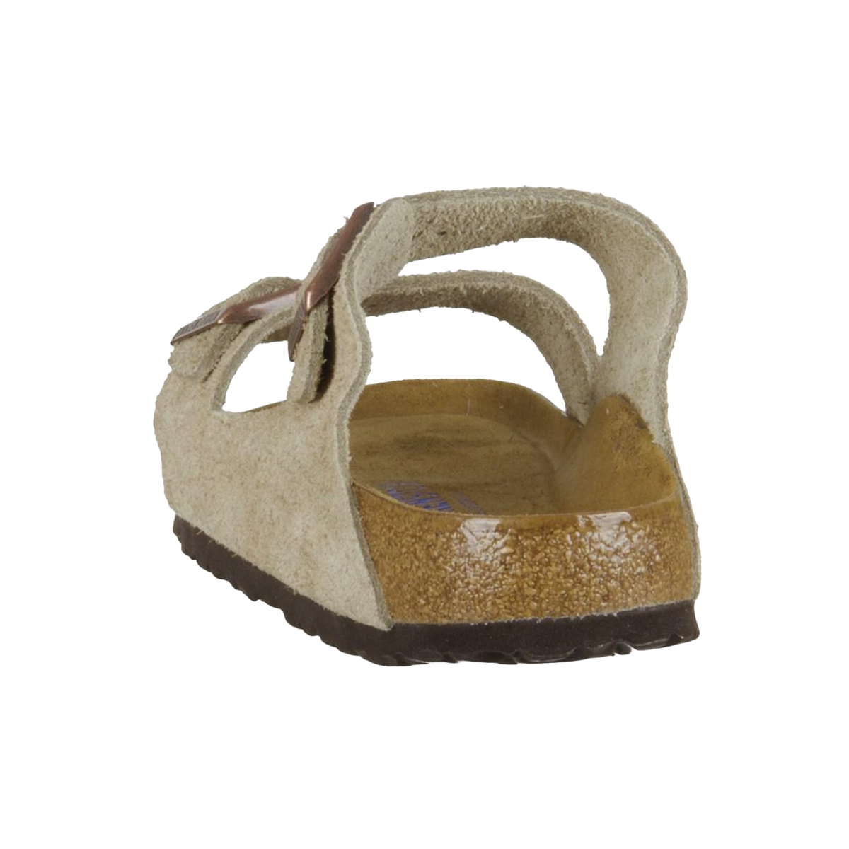 Faux leather sandals BIRKENSTOCK Grey