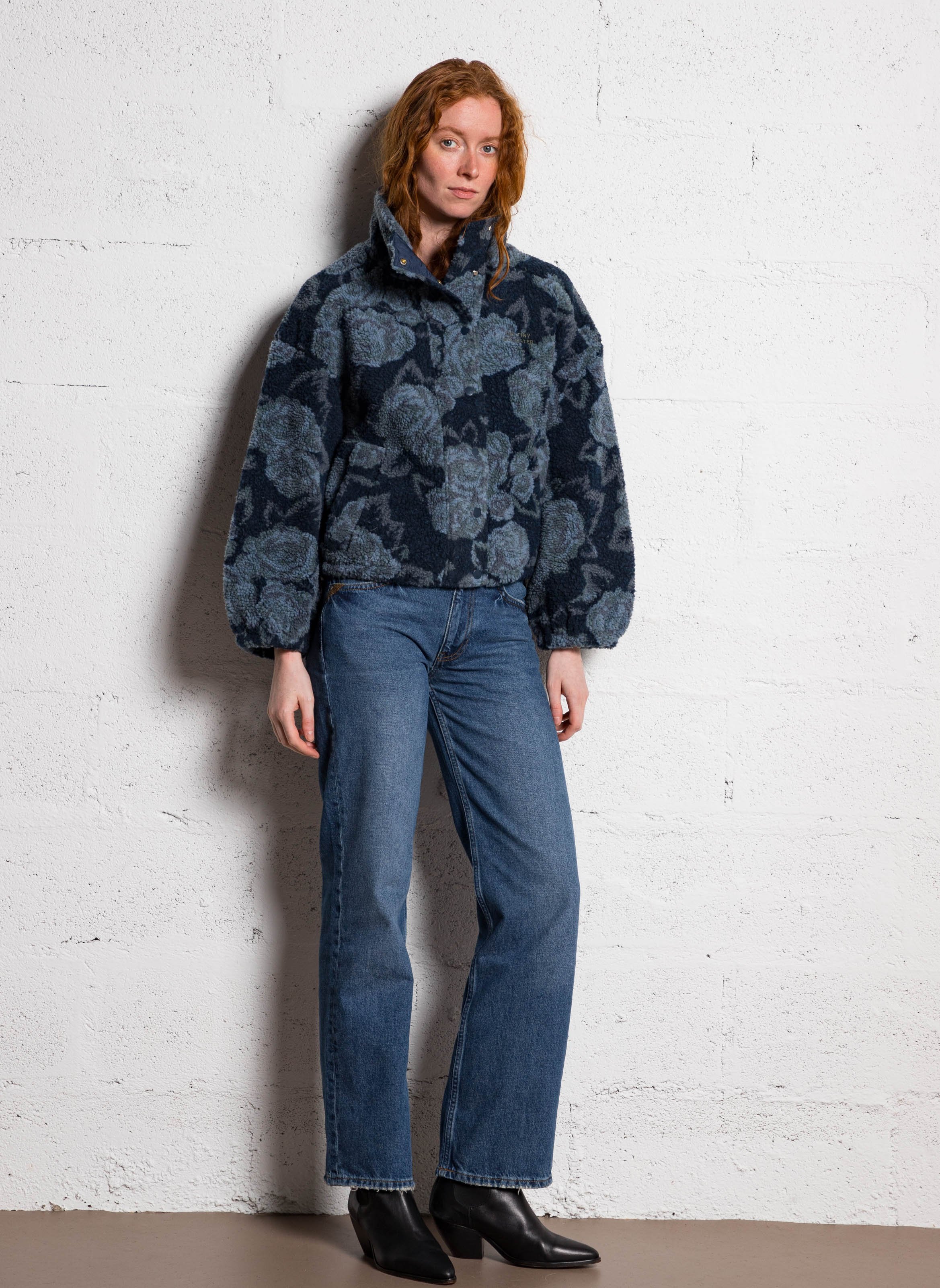 Chemise rayée en coton THE TINY BIG SISTER Marron