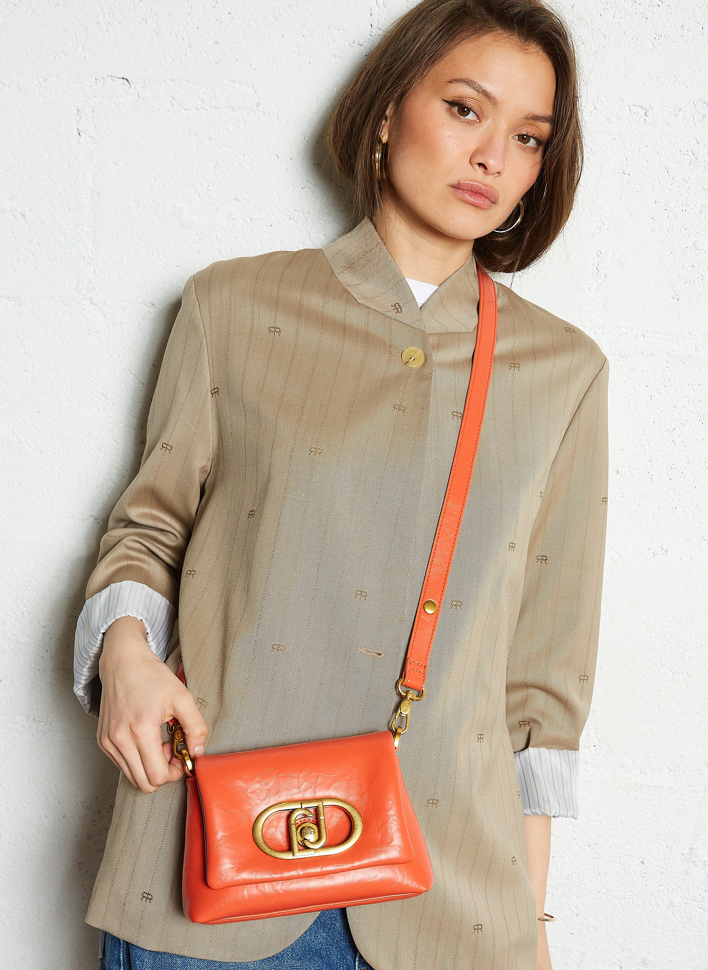 Sac effet cuir LIU JO Orange