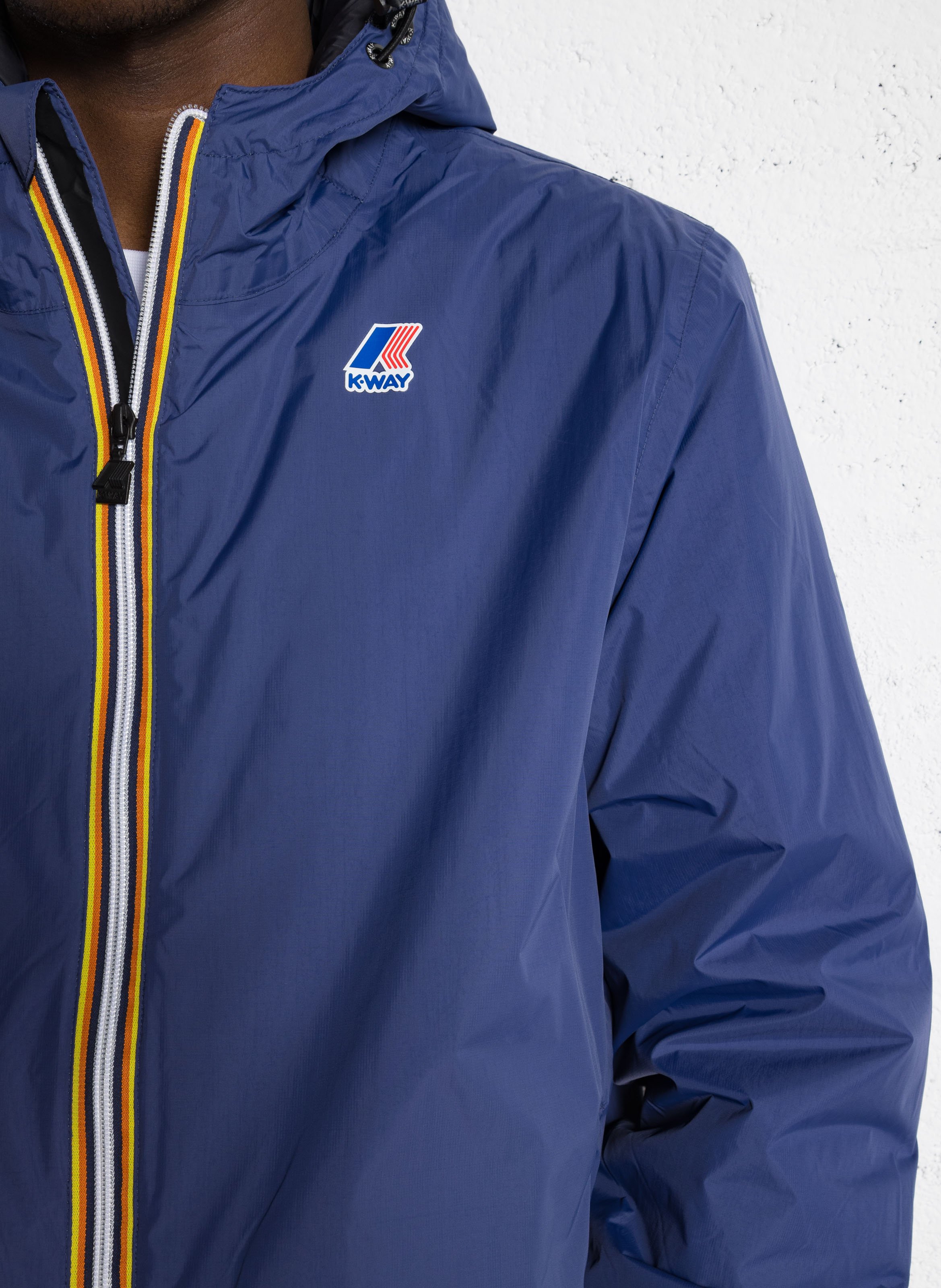 Coupe-vent col montant K-WAY Bleu