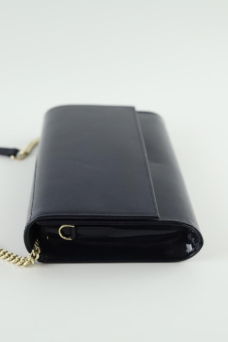 Patent leather clutch bag LK BENNETT - Seconde Main Blue